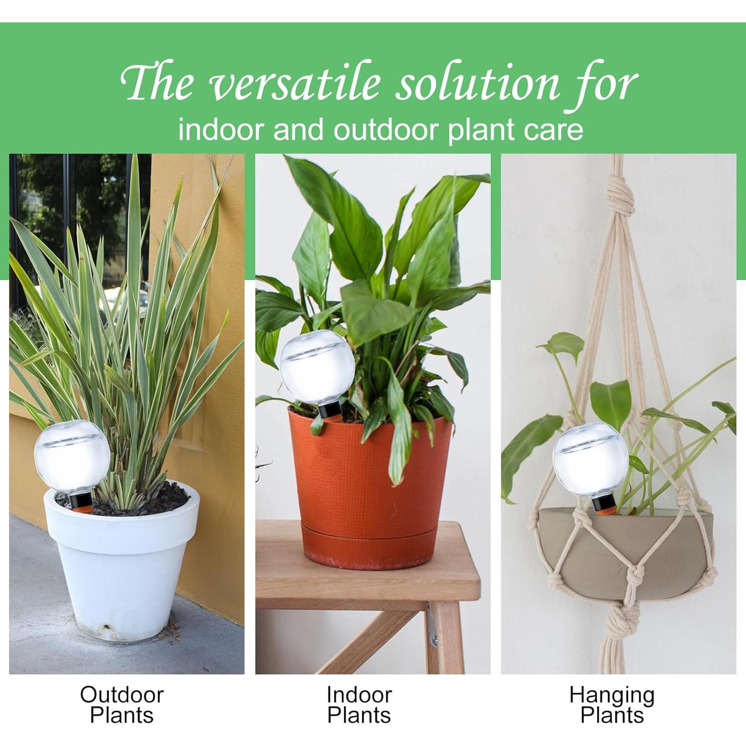 2 Esferas de Riego Automático Ansberta 17oz para Plantas