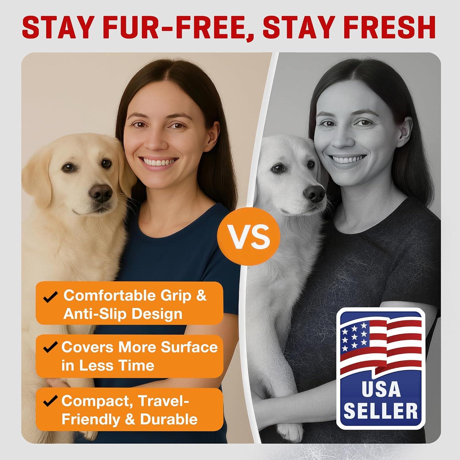 Guantes Quitapelos MyPera para Gatos y Perros - Reutilizables