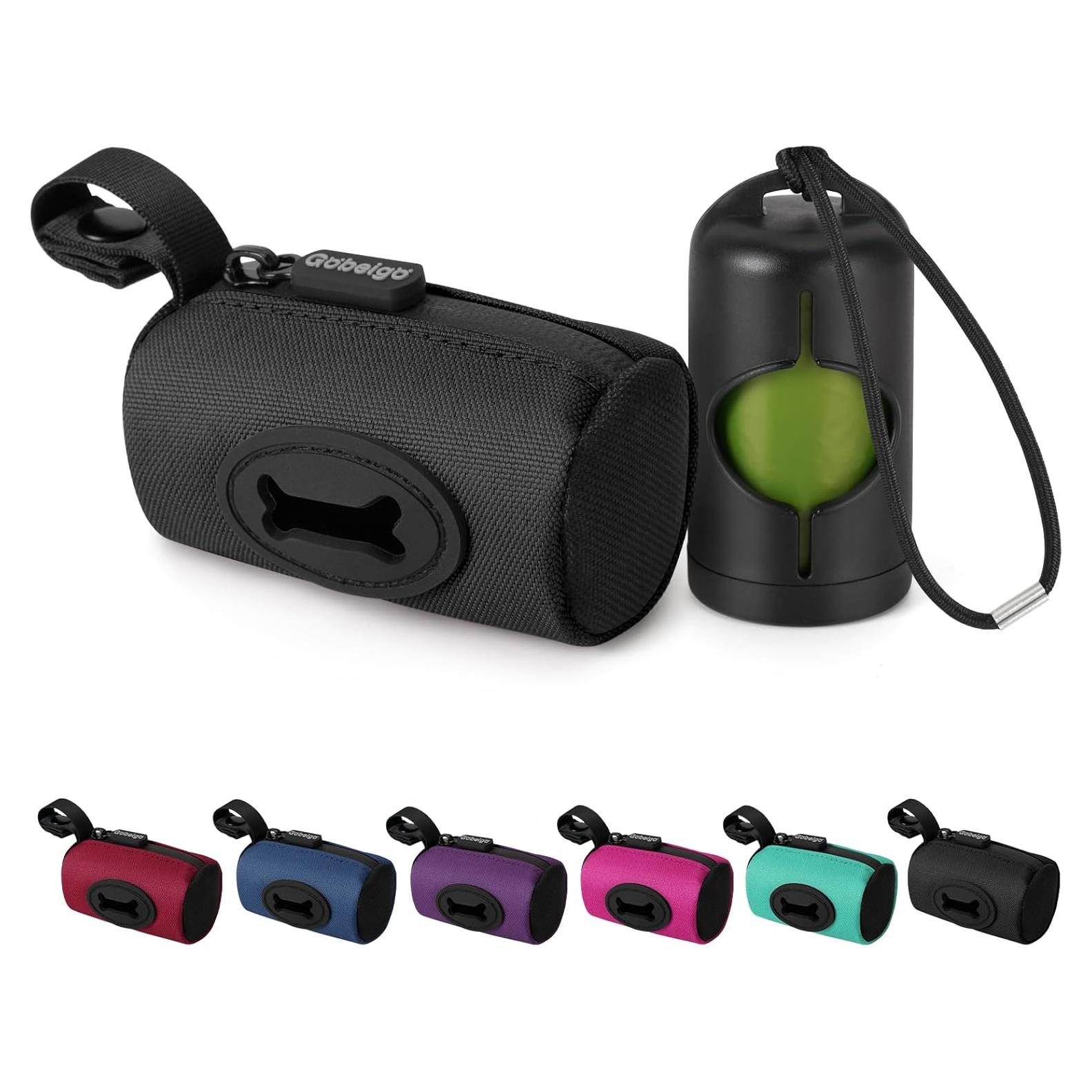 Soporte de bolsas de excremento para perros Gobeigo - Negro