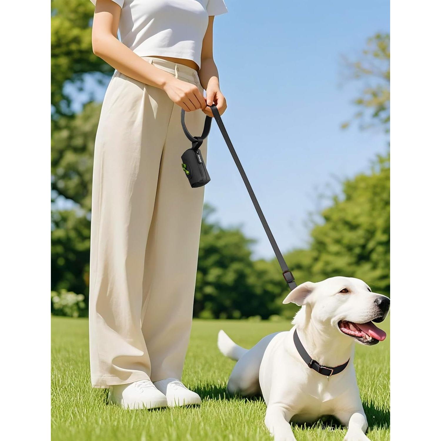 Soporte de bolsas de excremento para perros Gobeigo - Negro
