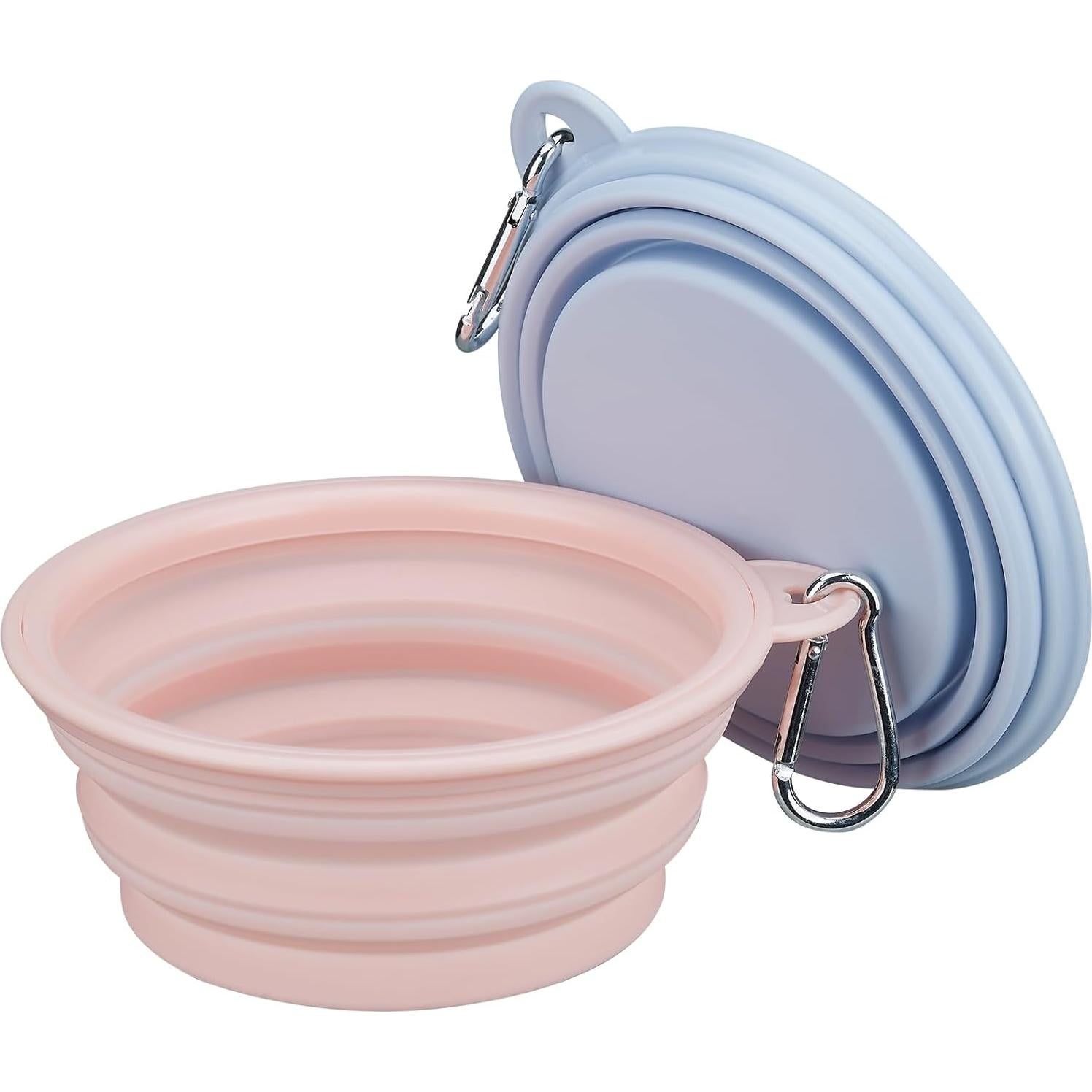 Tazones Colapsables para Perros LeeRound, Paquete de 2, 350ml