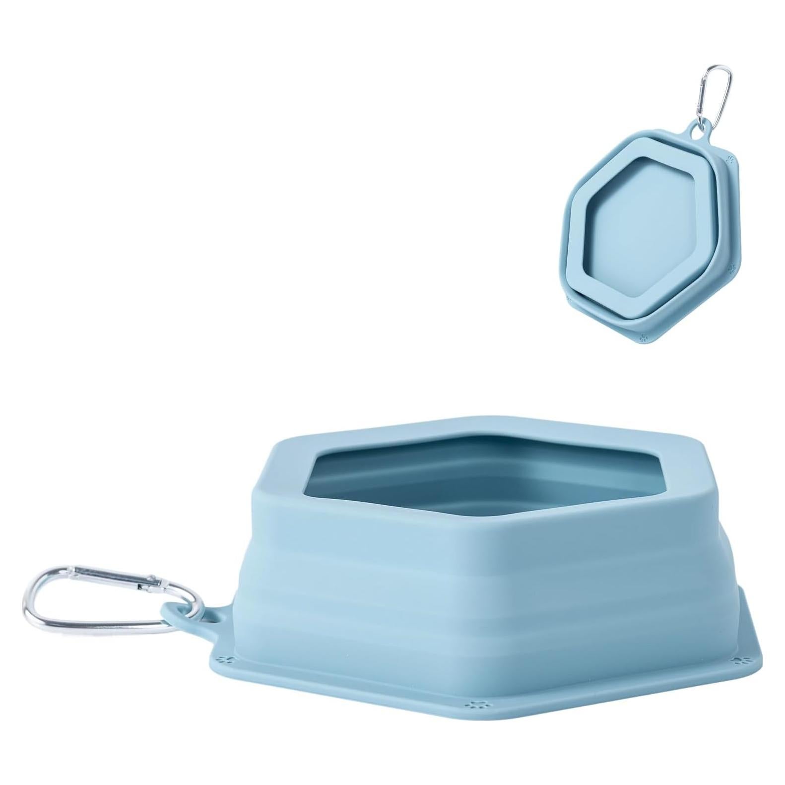 Tazón de Viaje para Perros SLSON 700ml Plegable Sin Derrames