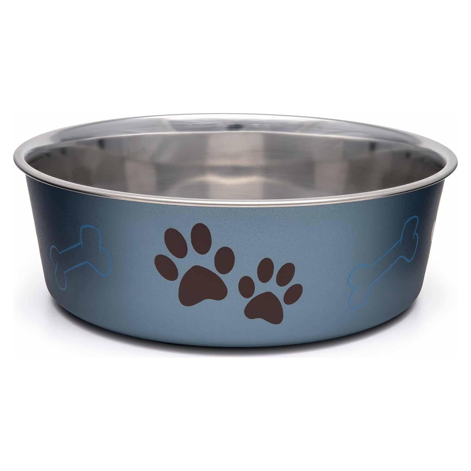 Cuenco Antideslizante para Perros y Gatos Loving Pets 17cm Arándano