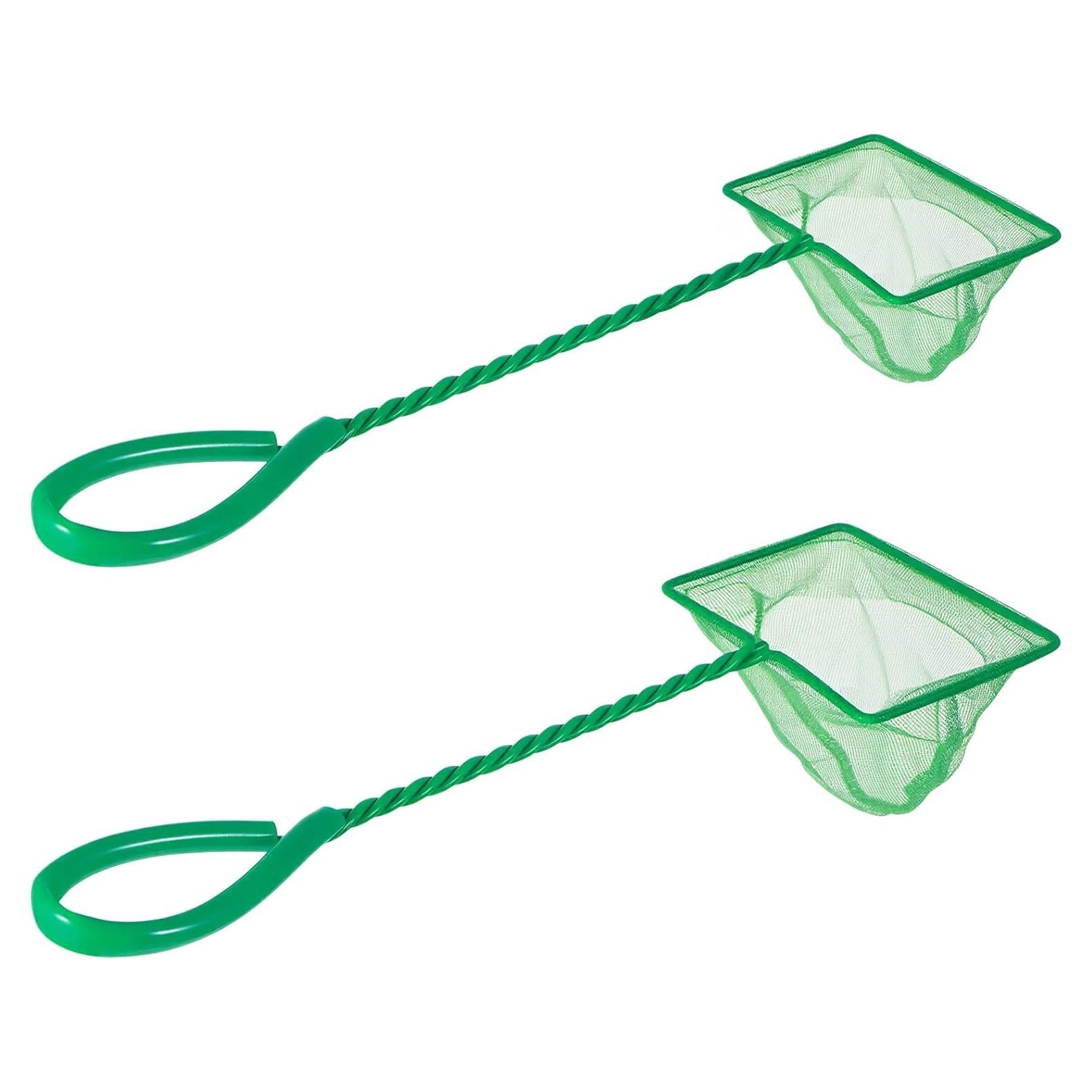 Set de 2 Redes de Acuario Nogeqi 7.6cm y 10.2cm Malla Fina