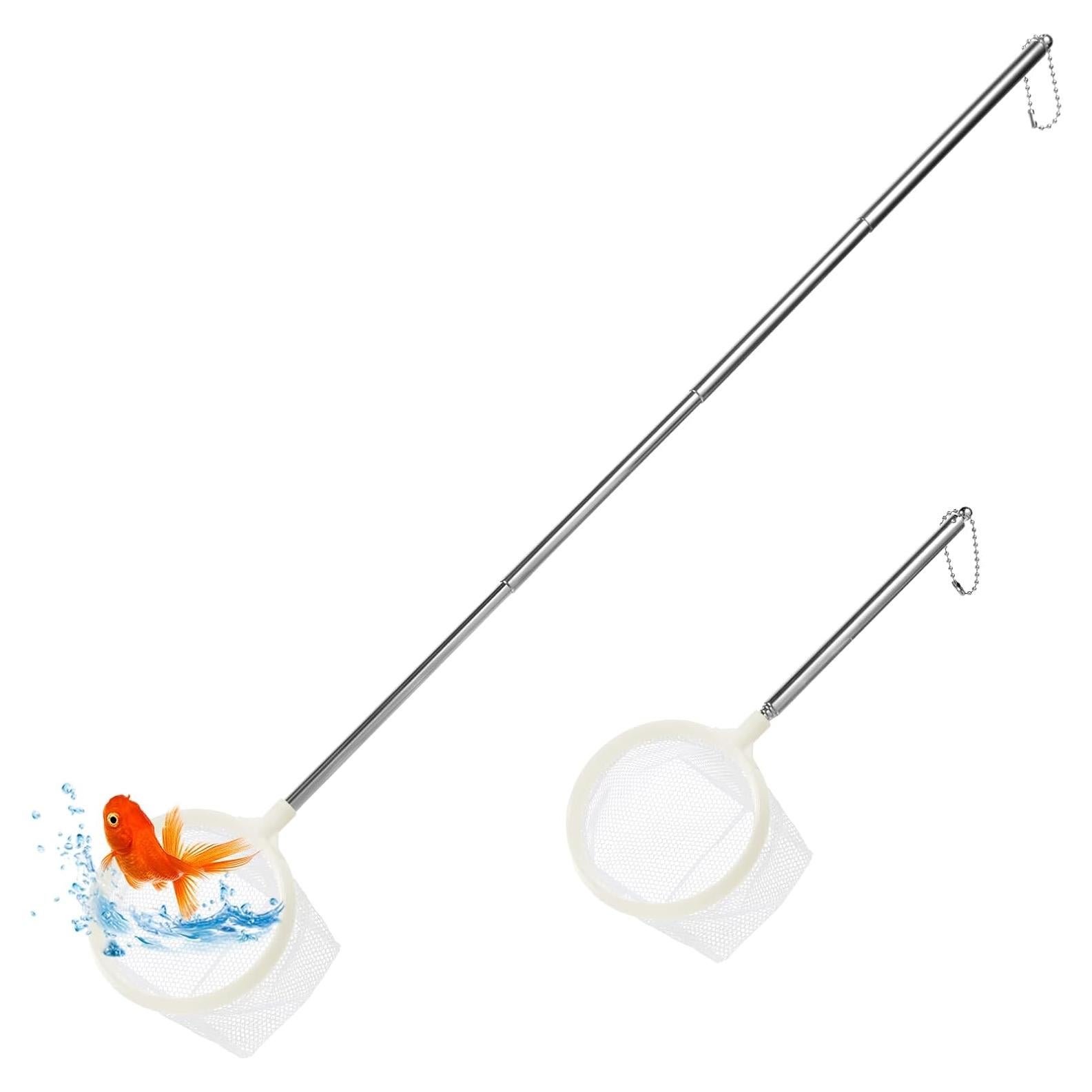 2 Redes de Pesca Redondas QfwdfcTrenz para Acuario 7.62 cm