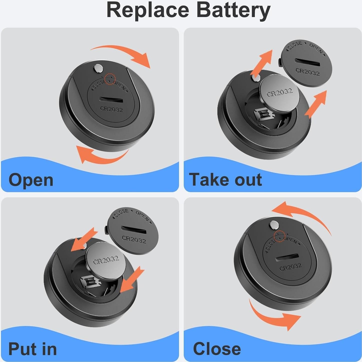 Termómetro Digital Acuario Carefree Fish CR2032 Pantalla LED