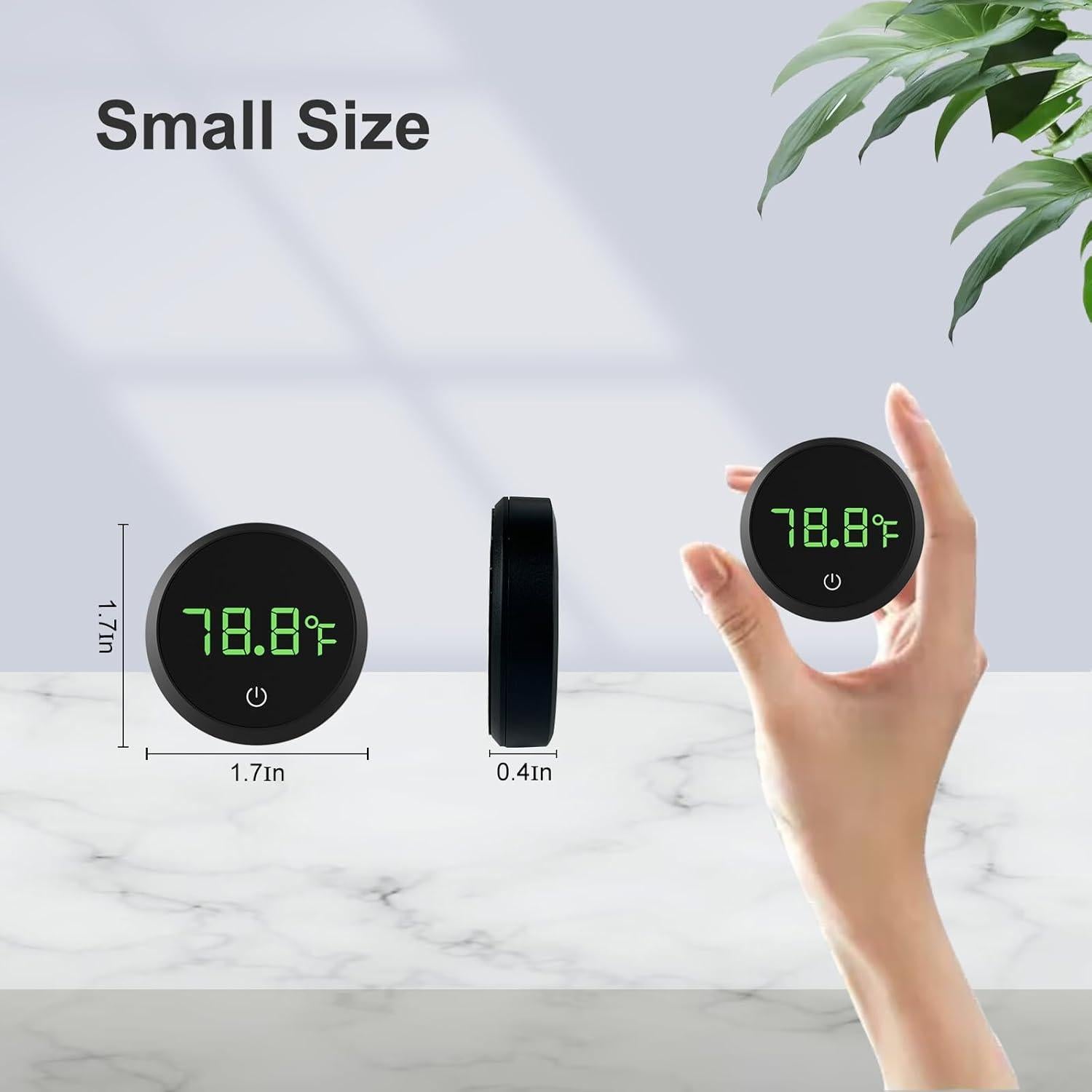 Termómetro Digital Acuario Carefree Fish CR2032 Pantalla LED