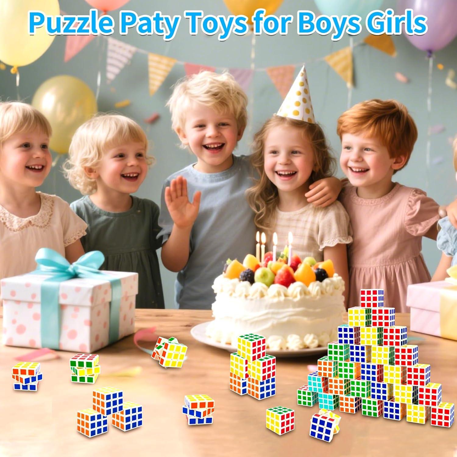 Paquete de 48 Mini Cubos de Rompecabezas Bloolilies 3.5cm