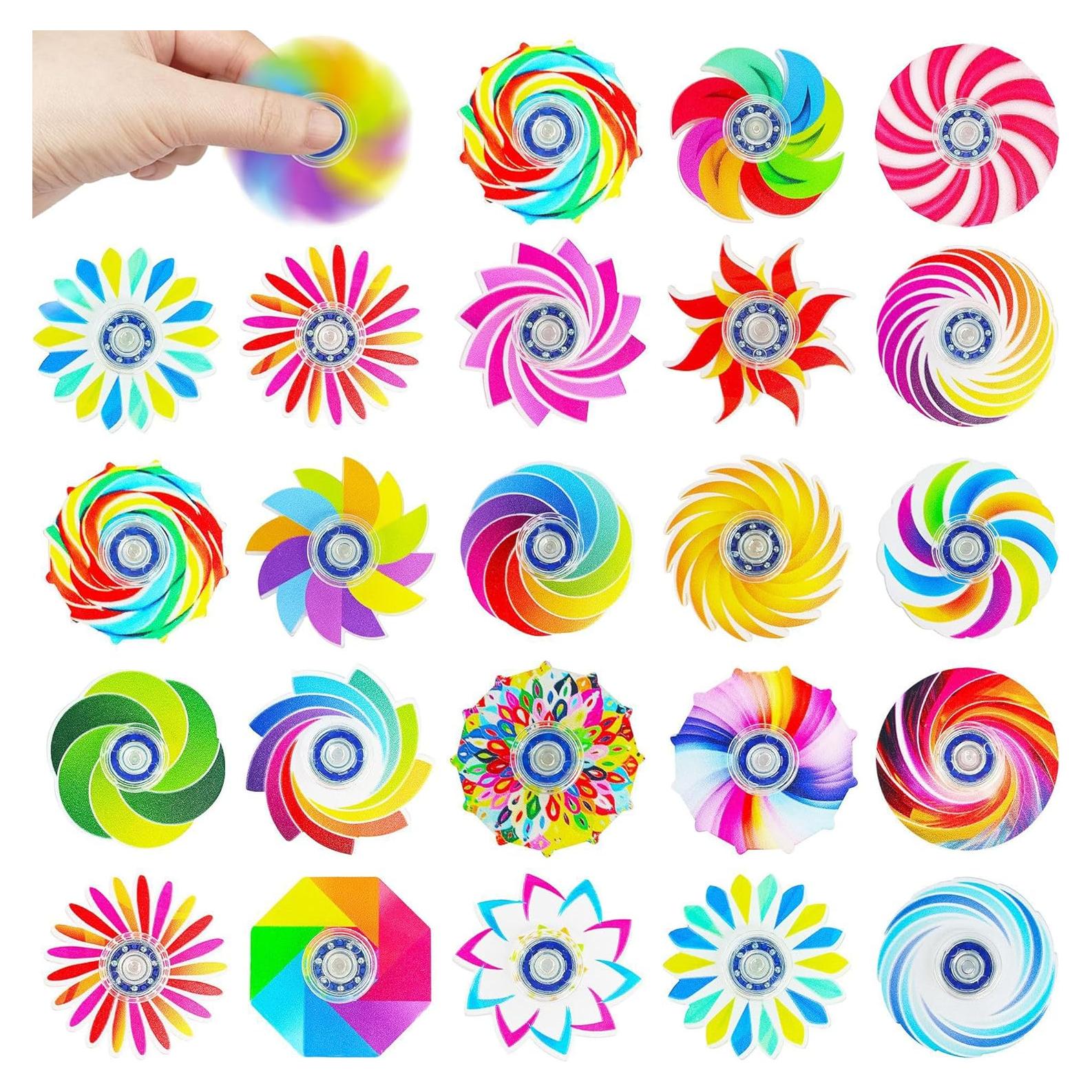 Paquete de 40 Fidget Spinners Antiestrés TGIQROVE - Juguetes Coloridos