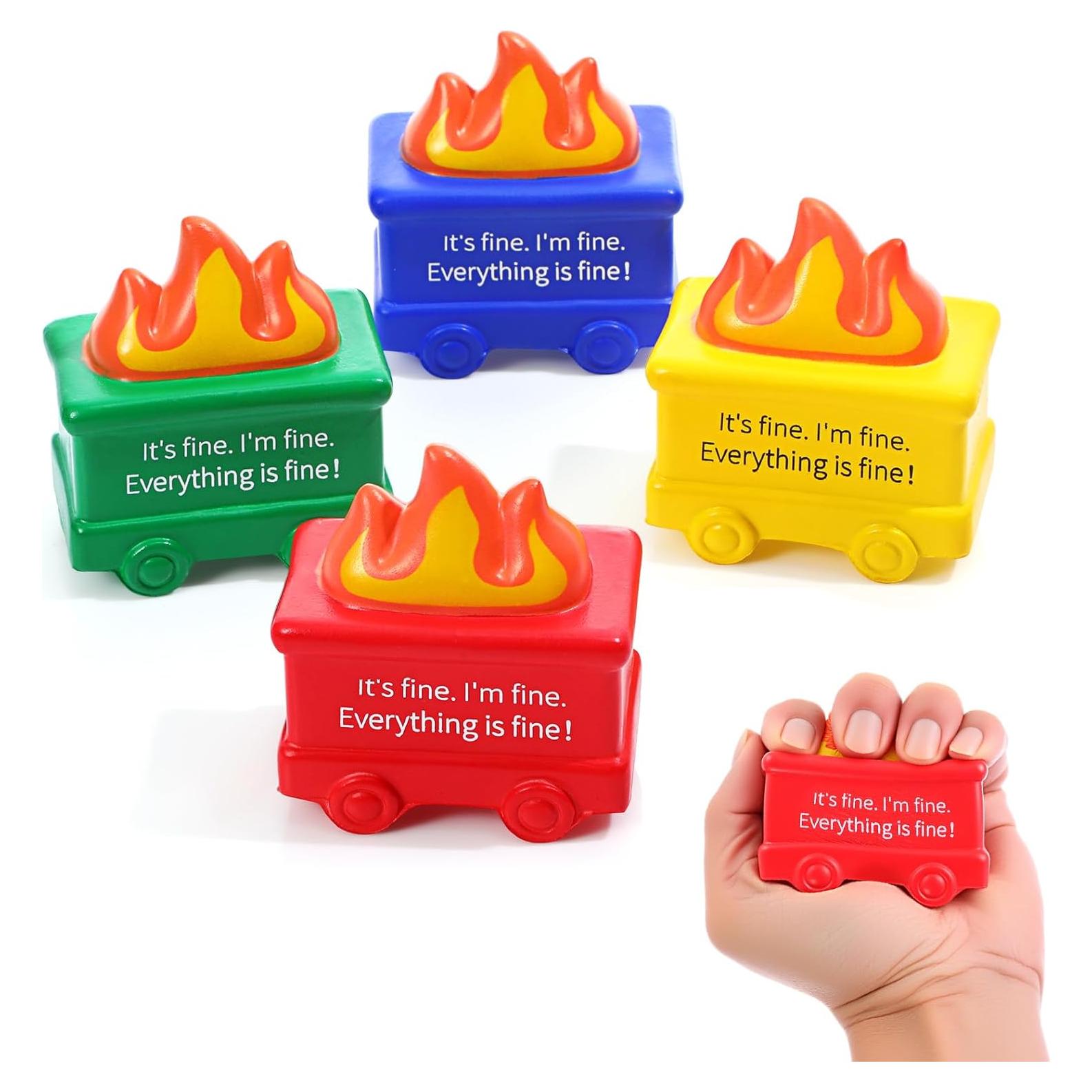 Pelotas Antiestrés Shappy 4 Pcs Coloridas para Alivio de Ansiedad