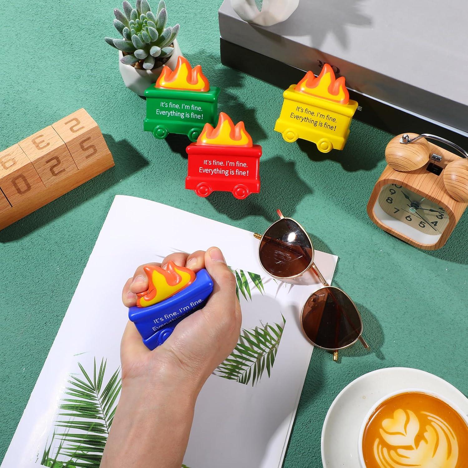 Pelotas Antiestrés Shappy 4 Pcs Coloridas para Alivio de Ansiedad