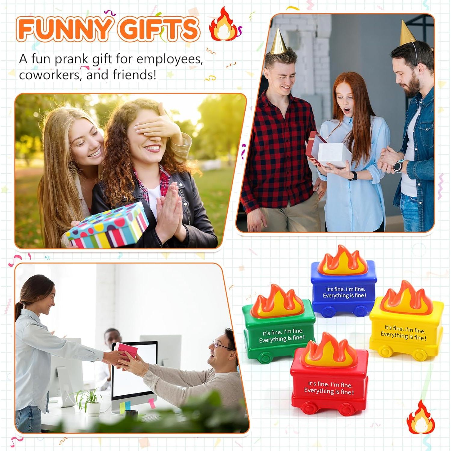 Pelotas Antiestrés Shappy 4 Pcs Coloridas para Alivio de Ansiedad