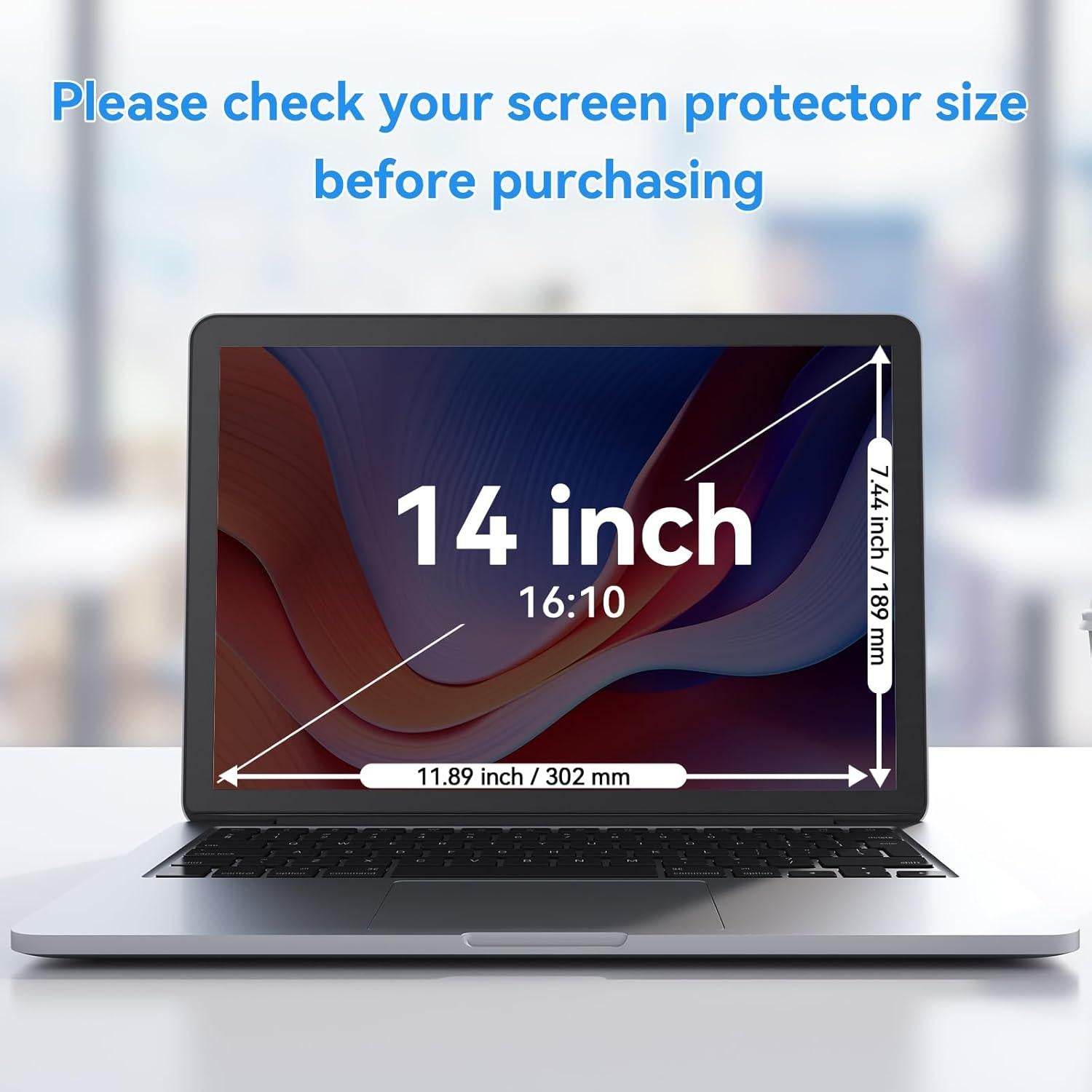 Protector de Pantalla de Privacidad Mosiso 14" Anti-reflejos