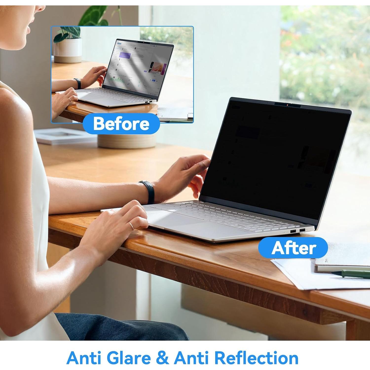 Protector de Pantalla de Privacidad Mosiso 14" Anti-reflejos