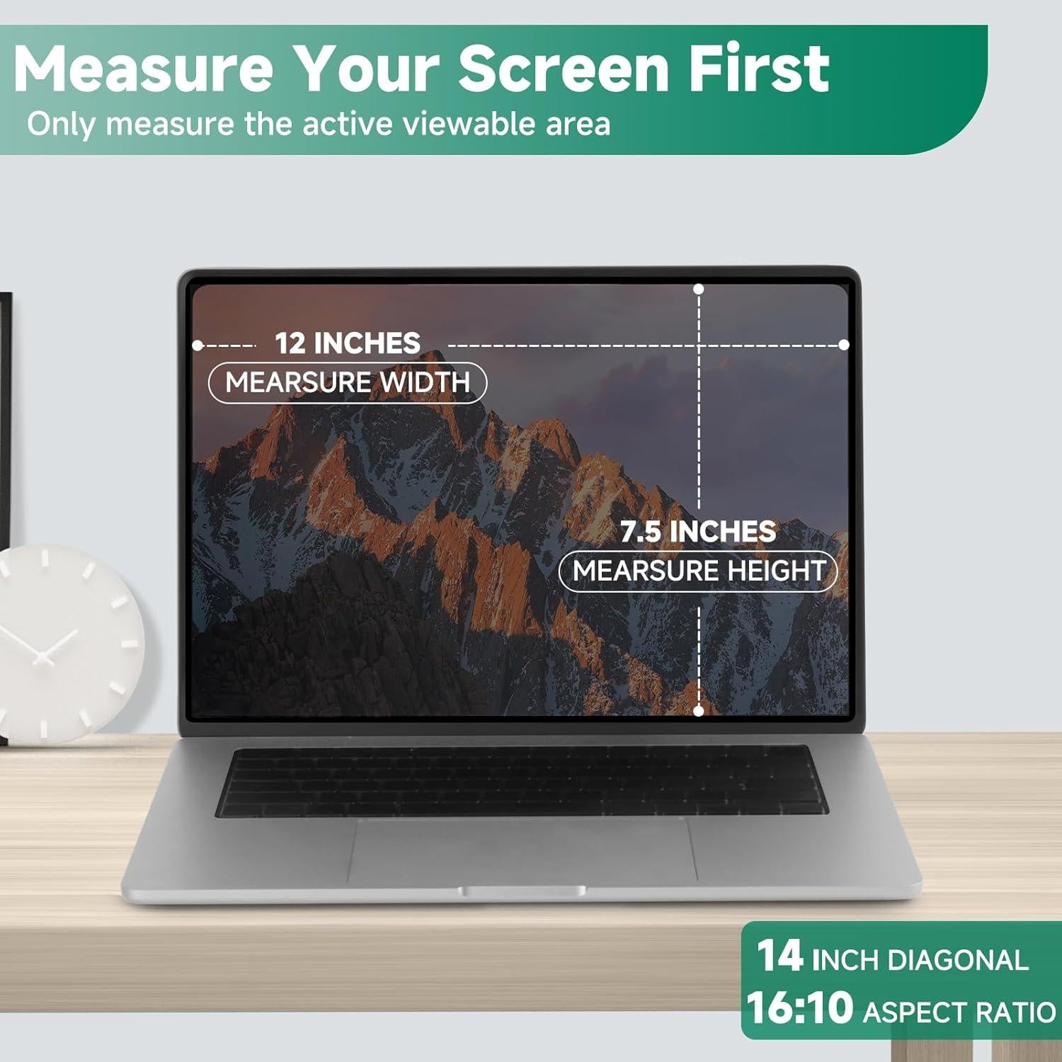 Protector de Pantalla de Privacidad IRUYO FL 14" Antirreflejo