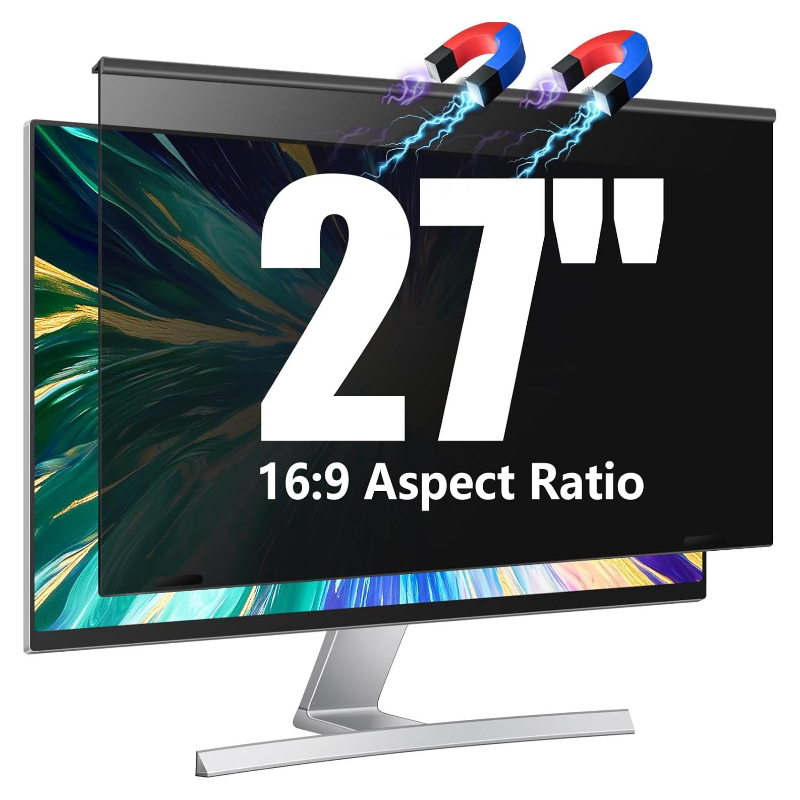 Filtro de Pantalla de Privacidad Magnético JEEETINTX 27" Antirreflejo