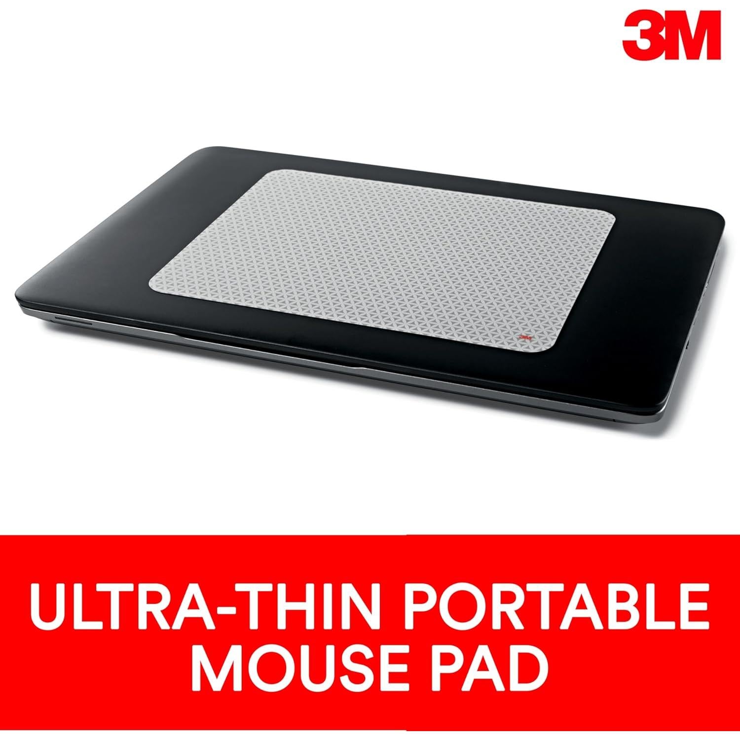 Alfombrilla de Ratón 3M MP200PS Gris 17.8x21.6 cm Reposicionable