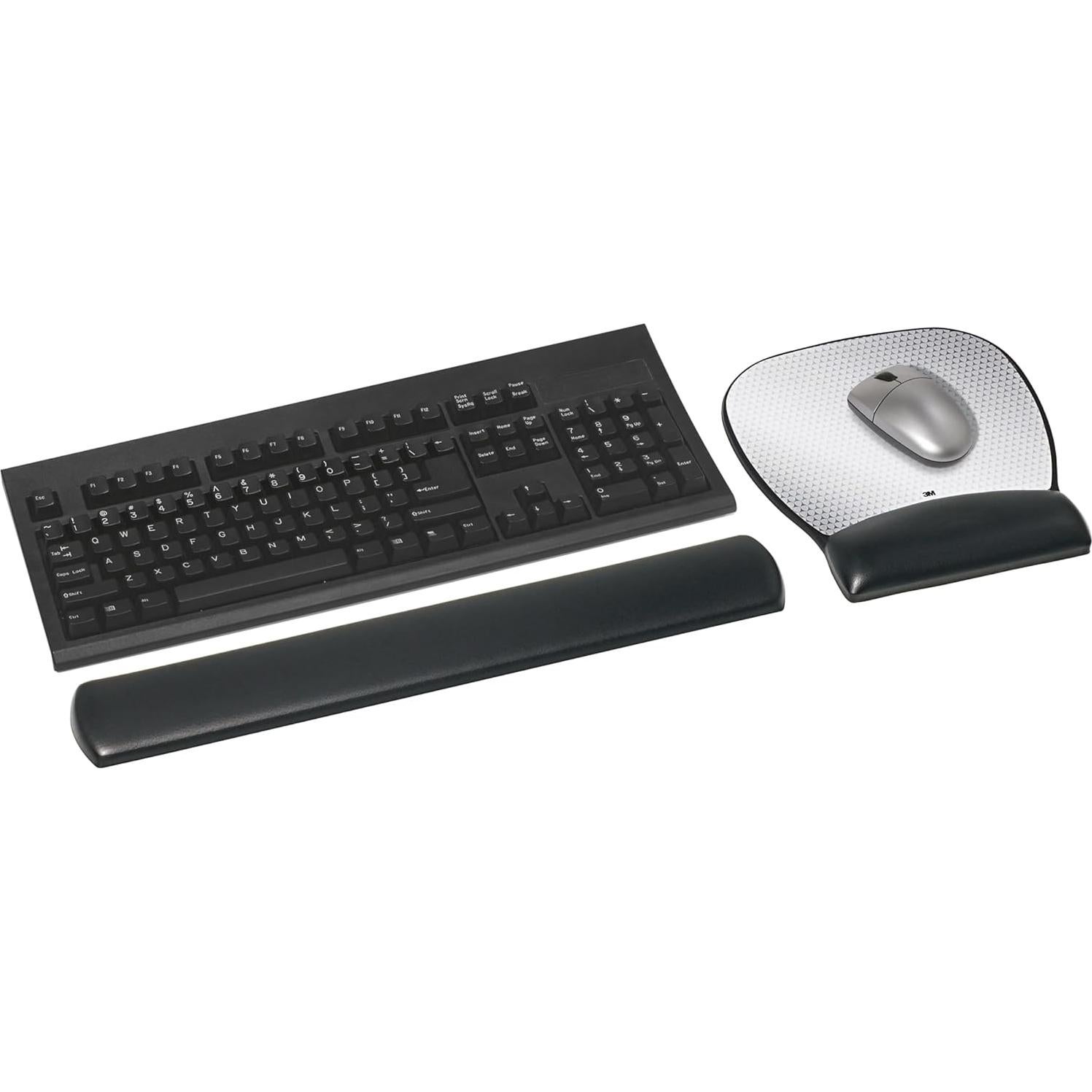 Almohadilla de Ratón 3M con Reposamuñecas de Gel Negro 23.4x22.1cm