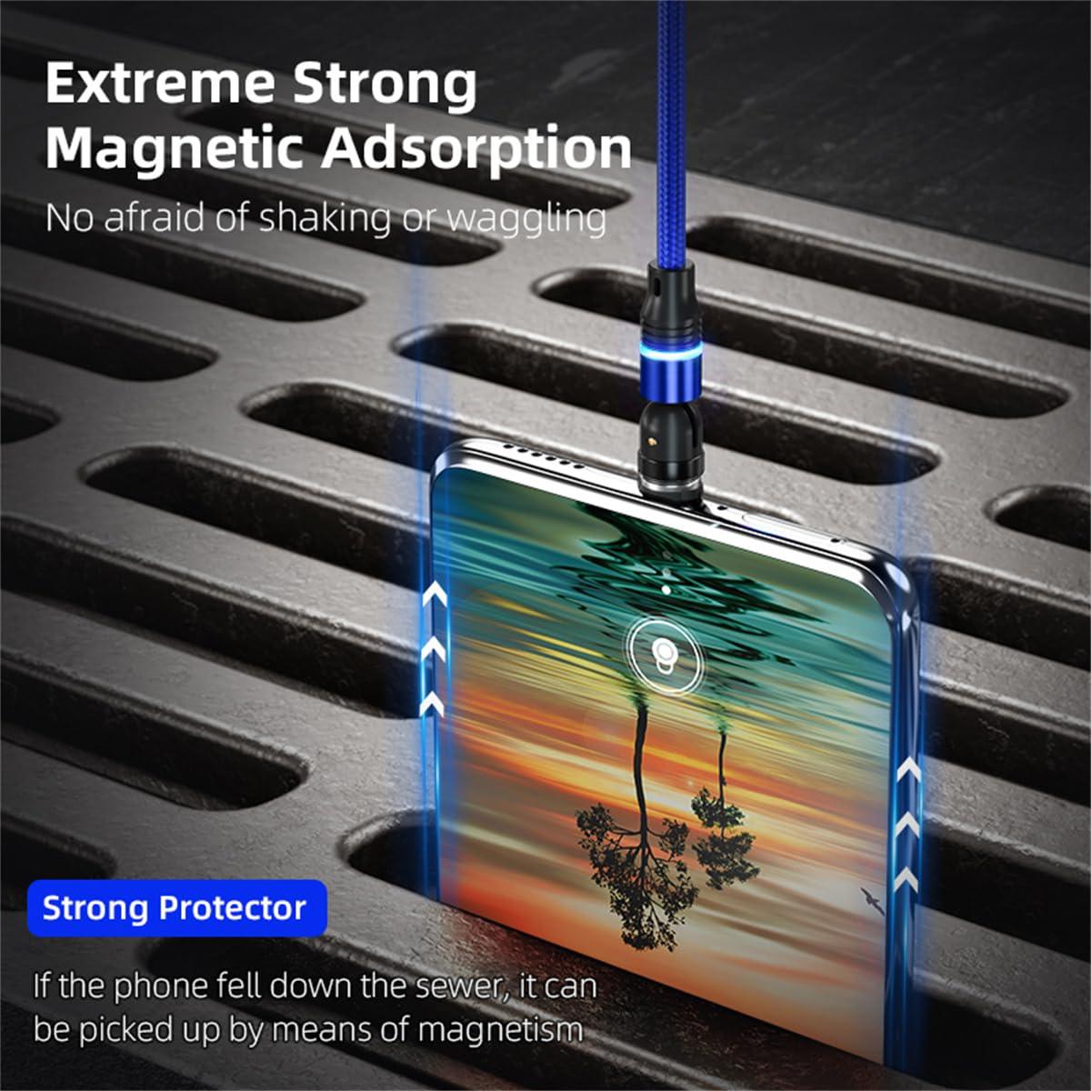 Cable de Carga Magnético USB C Losuesme 6 Piezas 3A