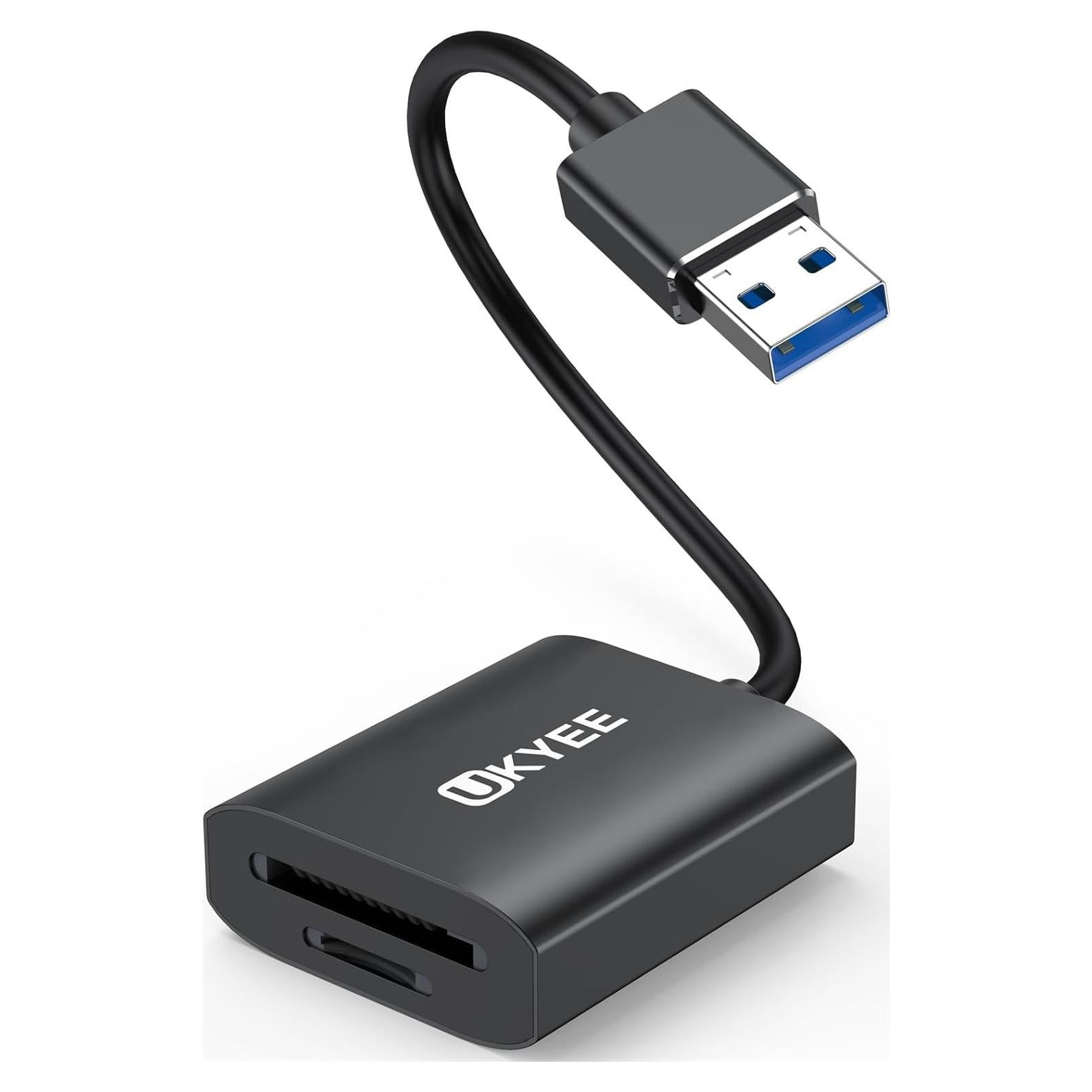 Lector de Tarjetas SD USB 3.0 UKYEE Doble Ranura 5Gbps