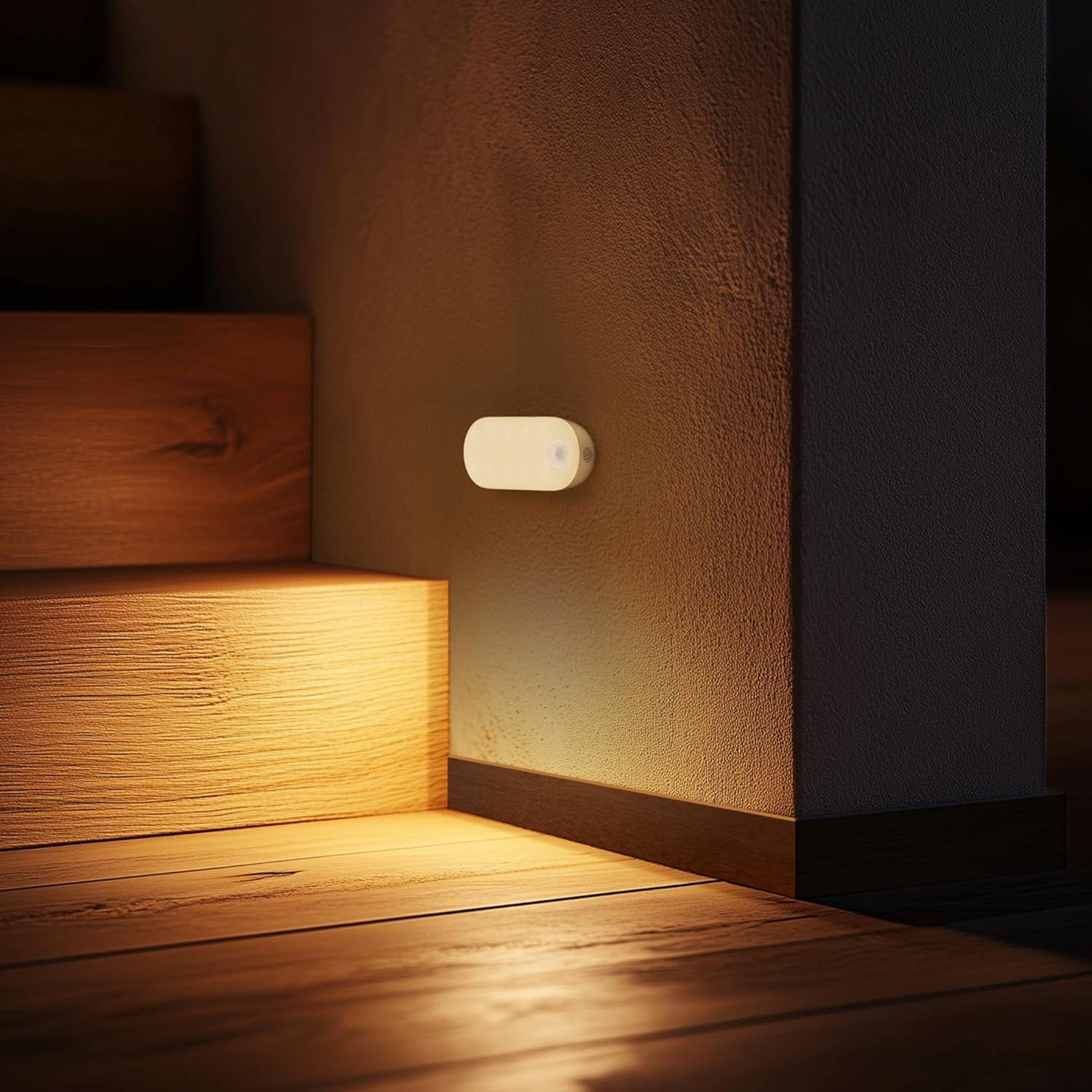 Luz Nocturna Recargable Lyridz con Sensor de Movimiento 1500mAh