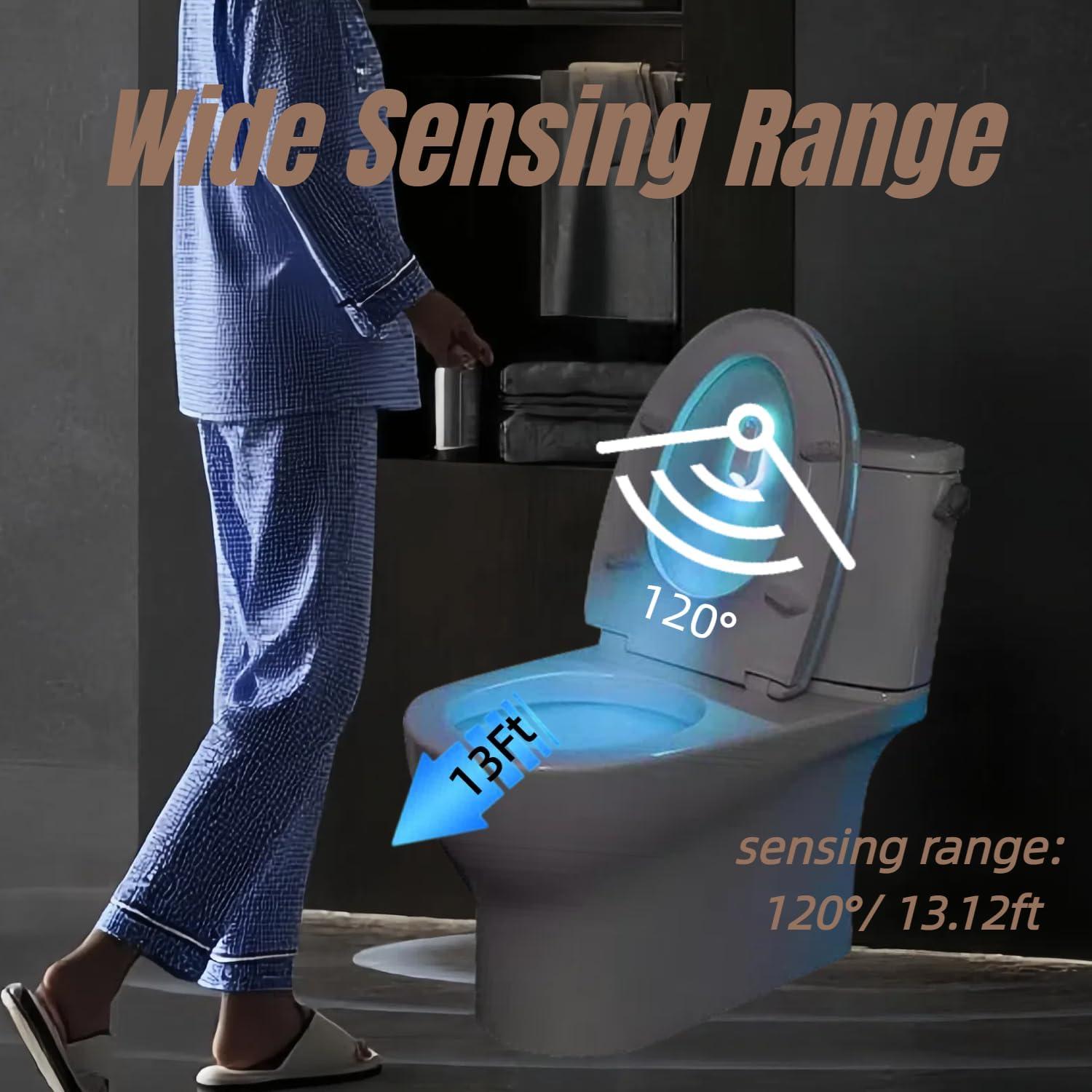 Luz Nocturna para Inodoro Jaypurling Recargable RGB 2 Pzas