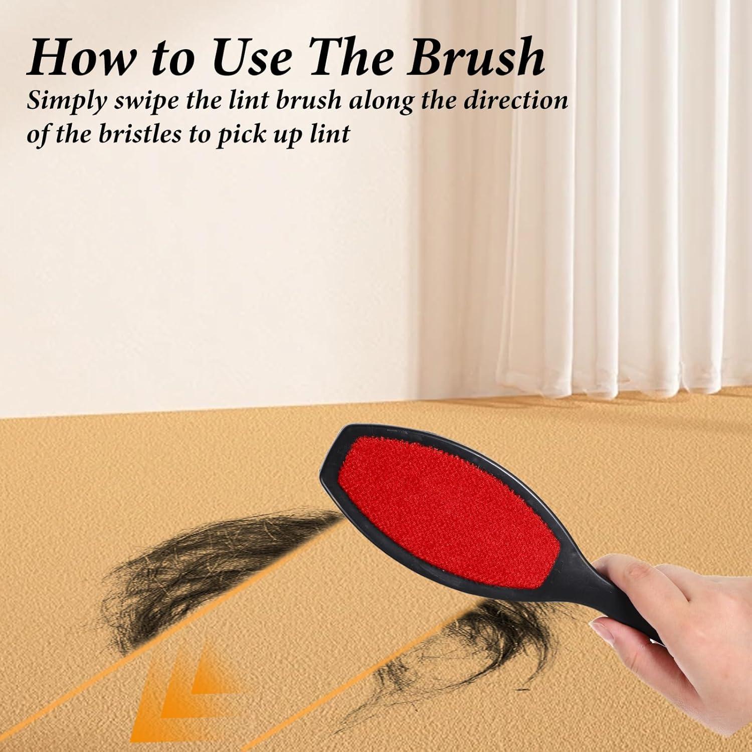 Paquete de 2 Cepillos Quitapelusas Fyntave Doble Cara 26cm