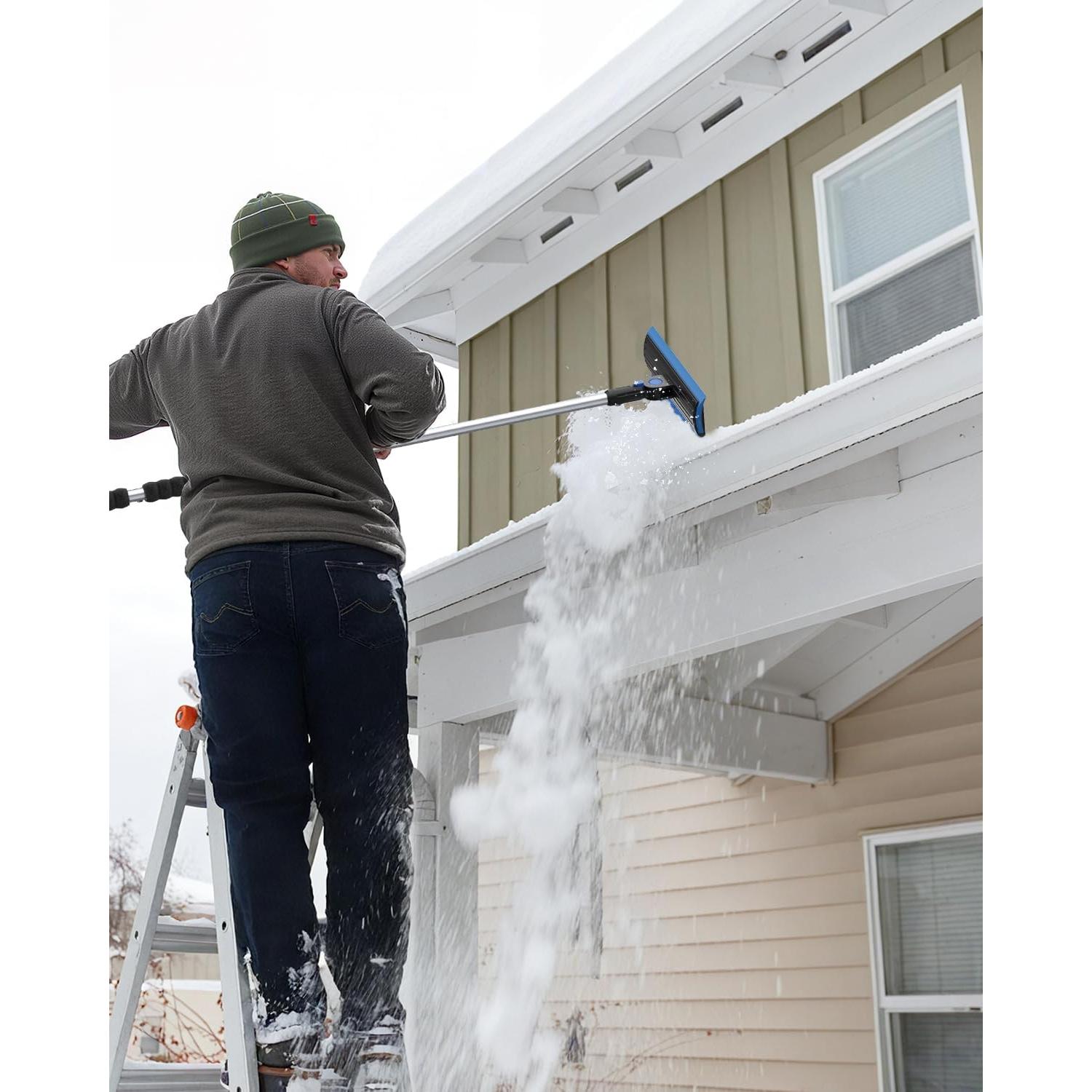 Raspador de Hielo Extra Largo helloleiboo 141.5 cm Azul