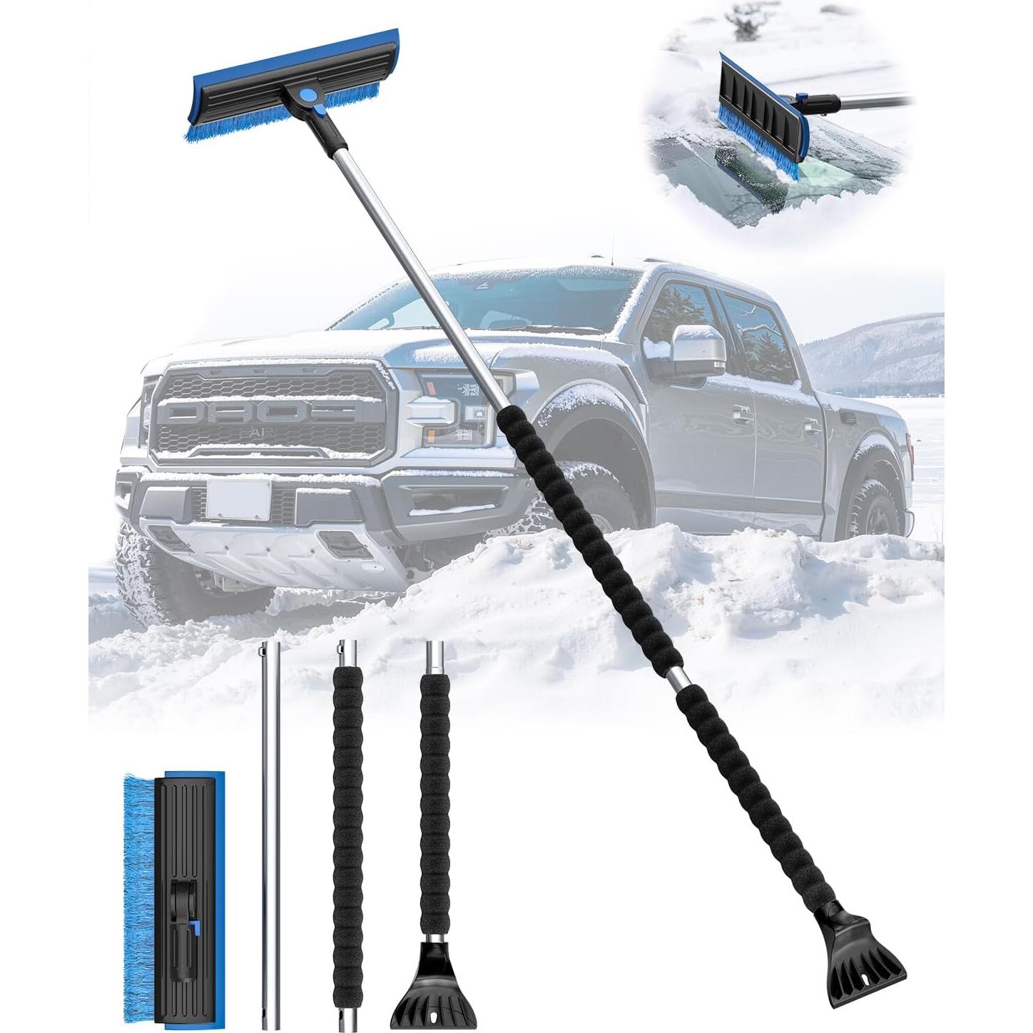 Raspador de Hielo Extra Largo helloleiboo 141.5 cm Azul