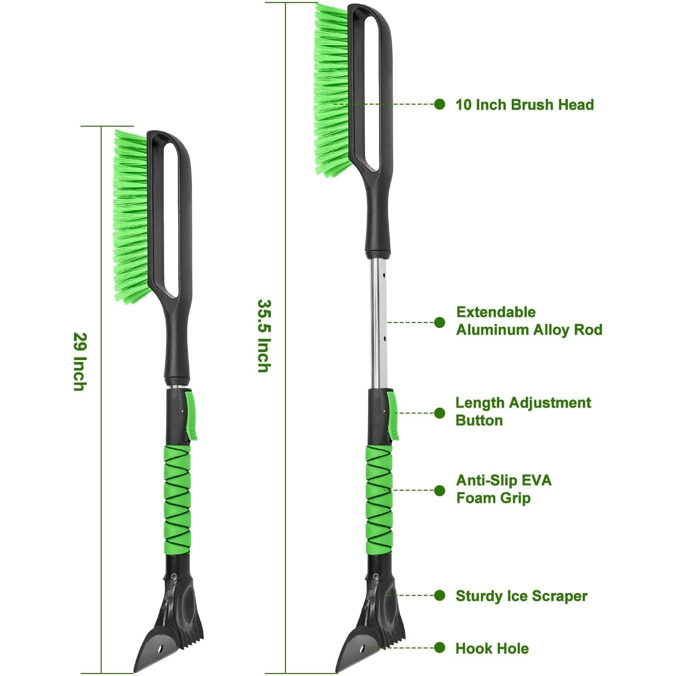 Cepillo de Nieve y Raspador de Hielo SEAAES 90 cm Extensible