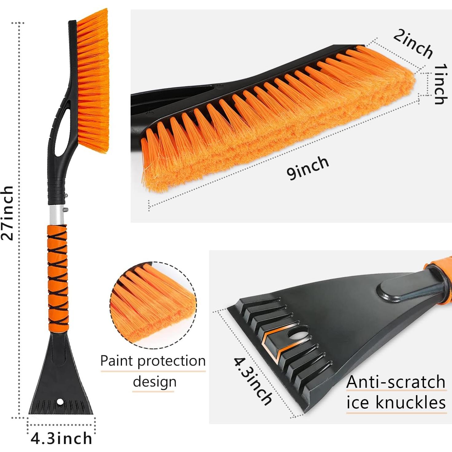 Cepillo de Nieve UMUACCAN 68.58 cm con Raspador de Hielo