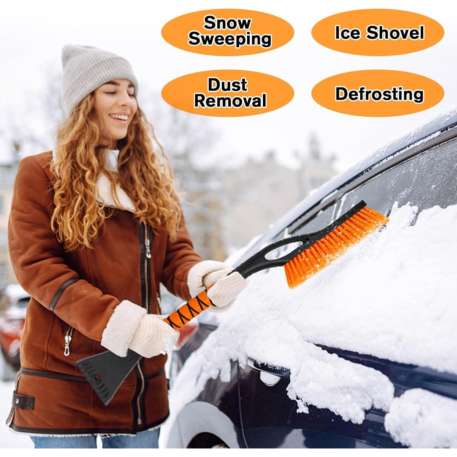 Cepillo de Nieve UMUACCAN 68.58 cm con Raspador de Hielo