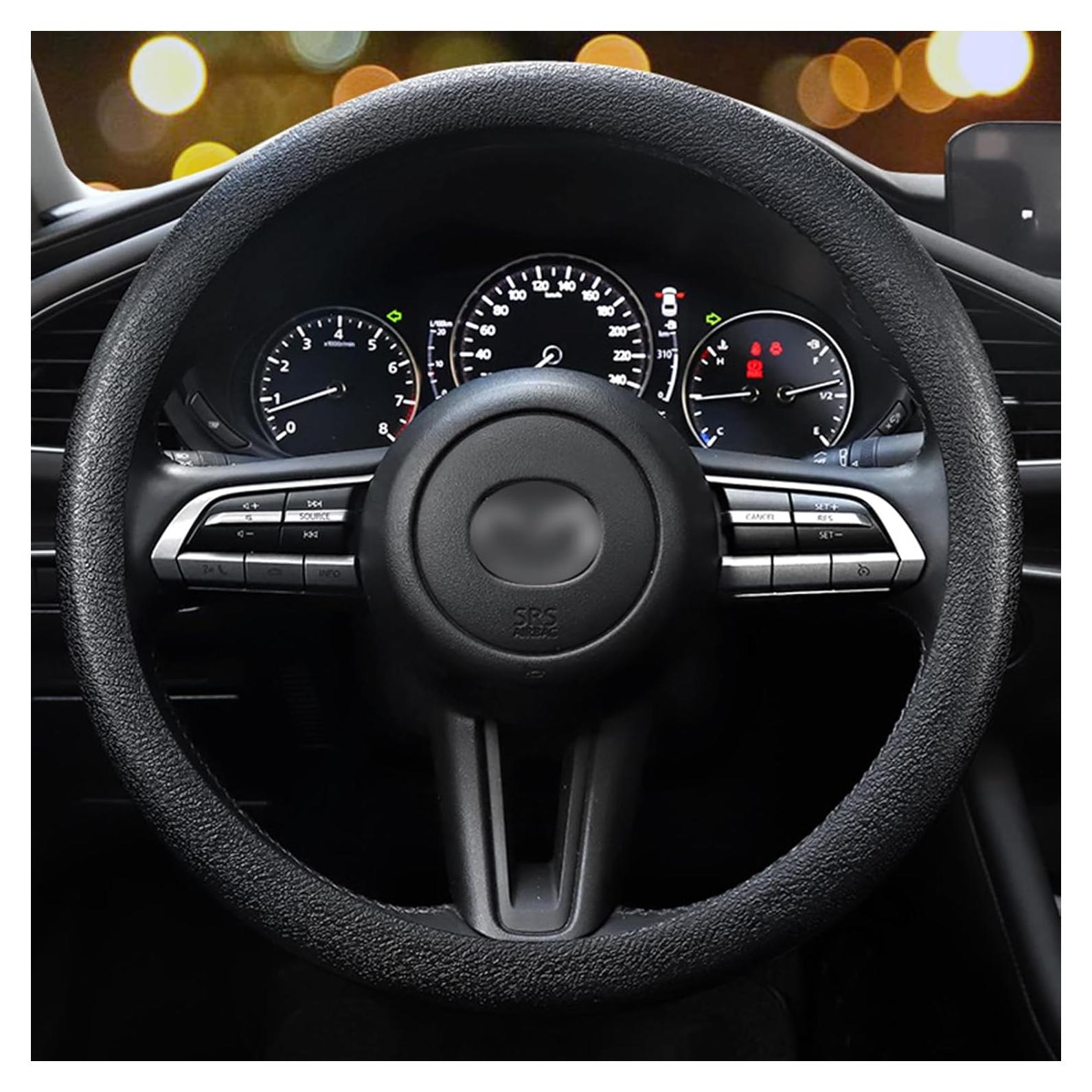 Cubierta de Volante LRITER FXPXL Silicona Antideslizante Negro