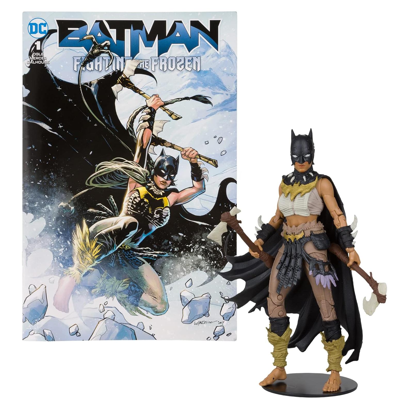 Figura de acción Batgirl McFarlane Toys 18 cm con cómic