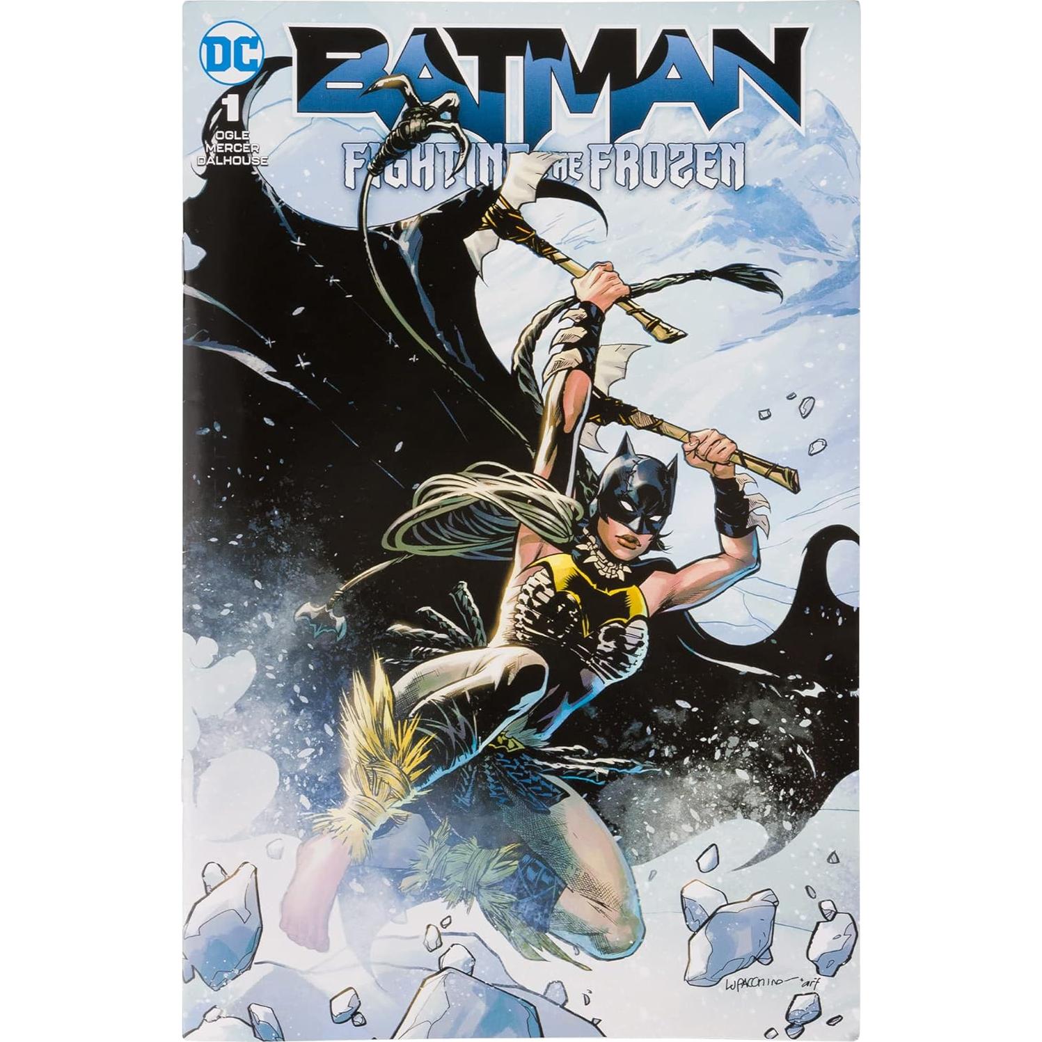 Figura de acción Batgirl McFarlane Toys 18 cm con cómic