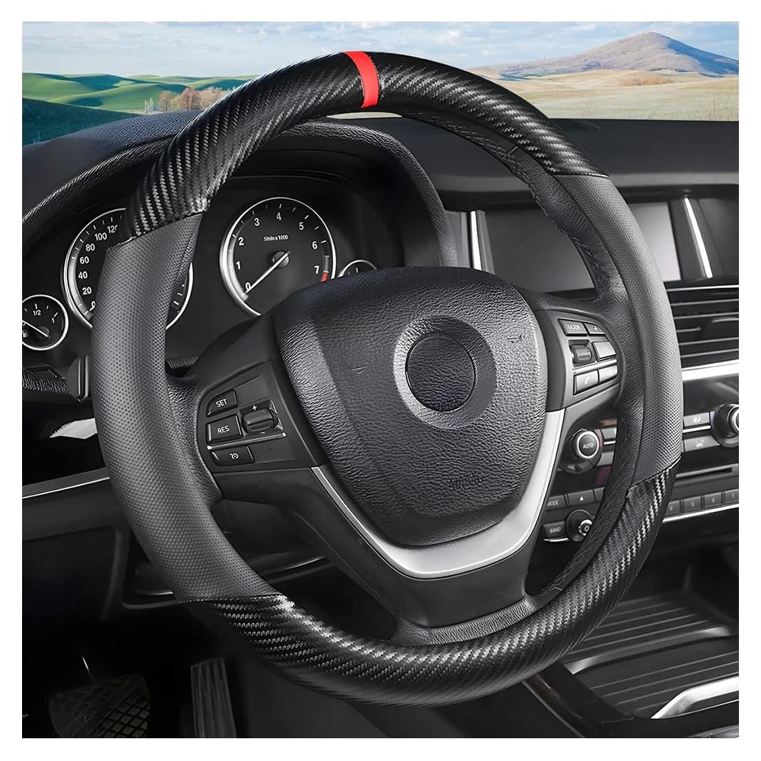 Cubierta de Volante de Coche Moly Magnolia 38cm Antideslizante