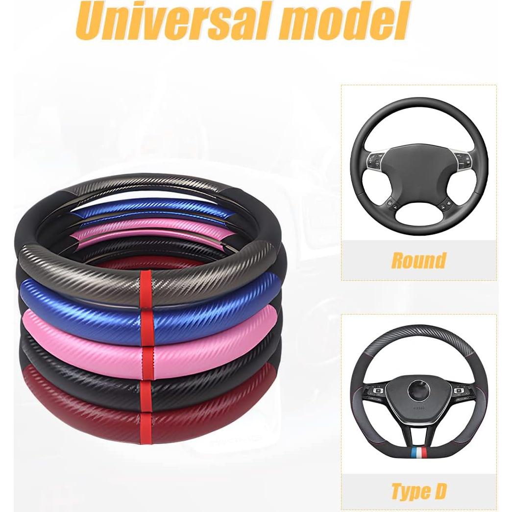 Cubierta de Volante de Coche Moly Magnolia 38cm Antideslizante