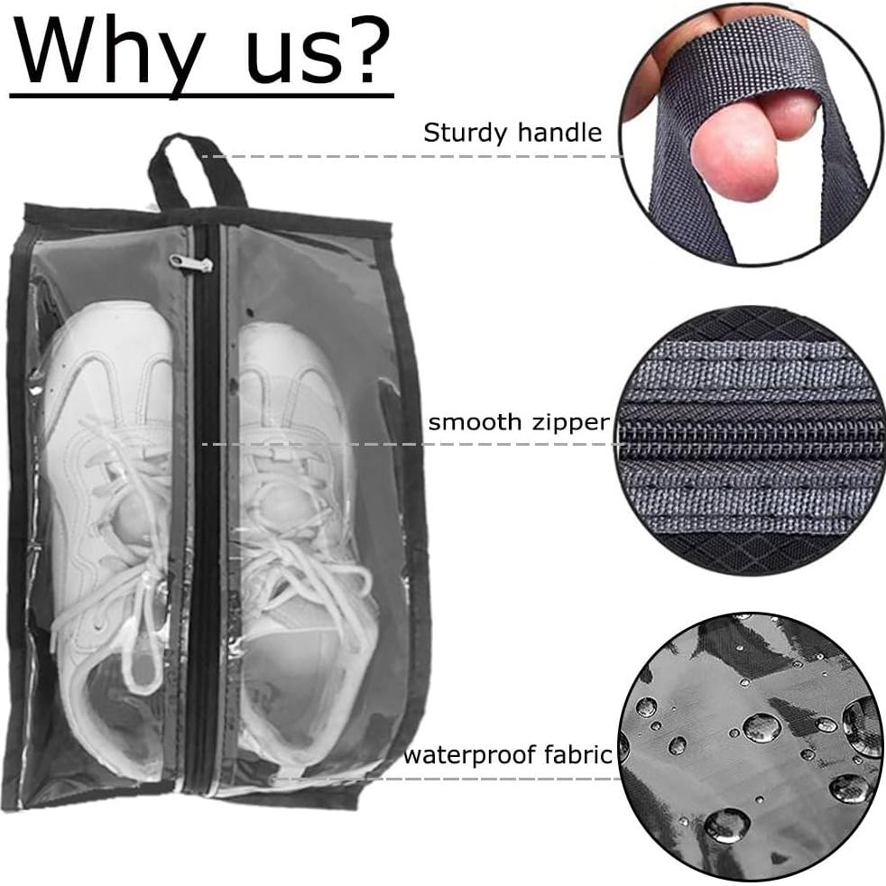 Bolsas para Zapatos de Viaje 6 Piezas Impermeables Multi-color