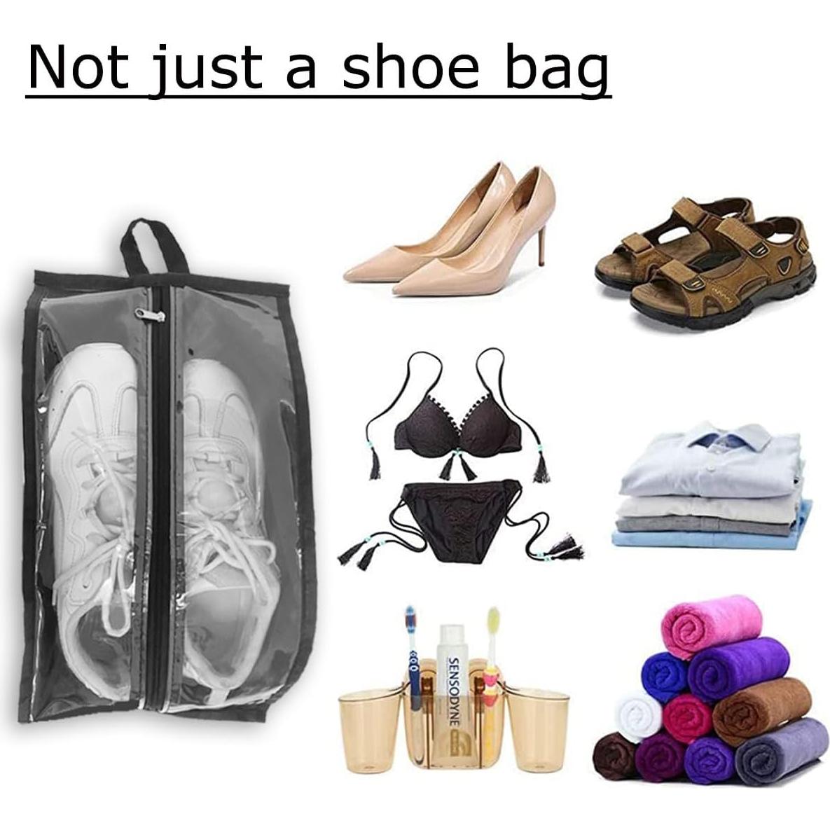 Bolsas para Zapatos de Viaje 6 Piezas Impermeables Multi-color