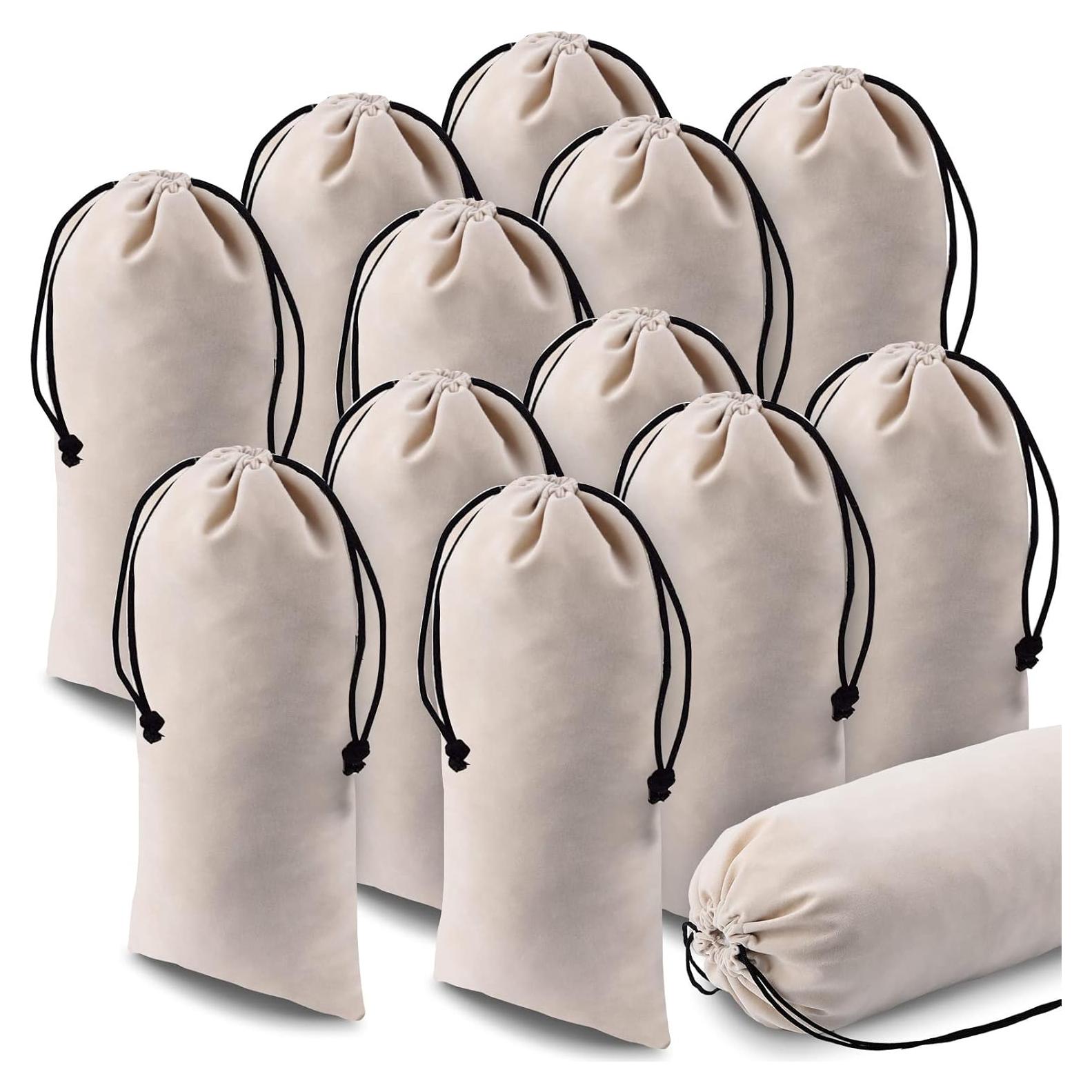 12 Bolsas de Polvo para Zapatos Beige Kenning 20x43 cm
