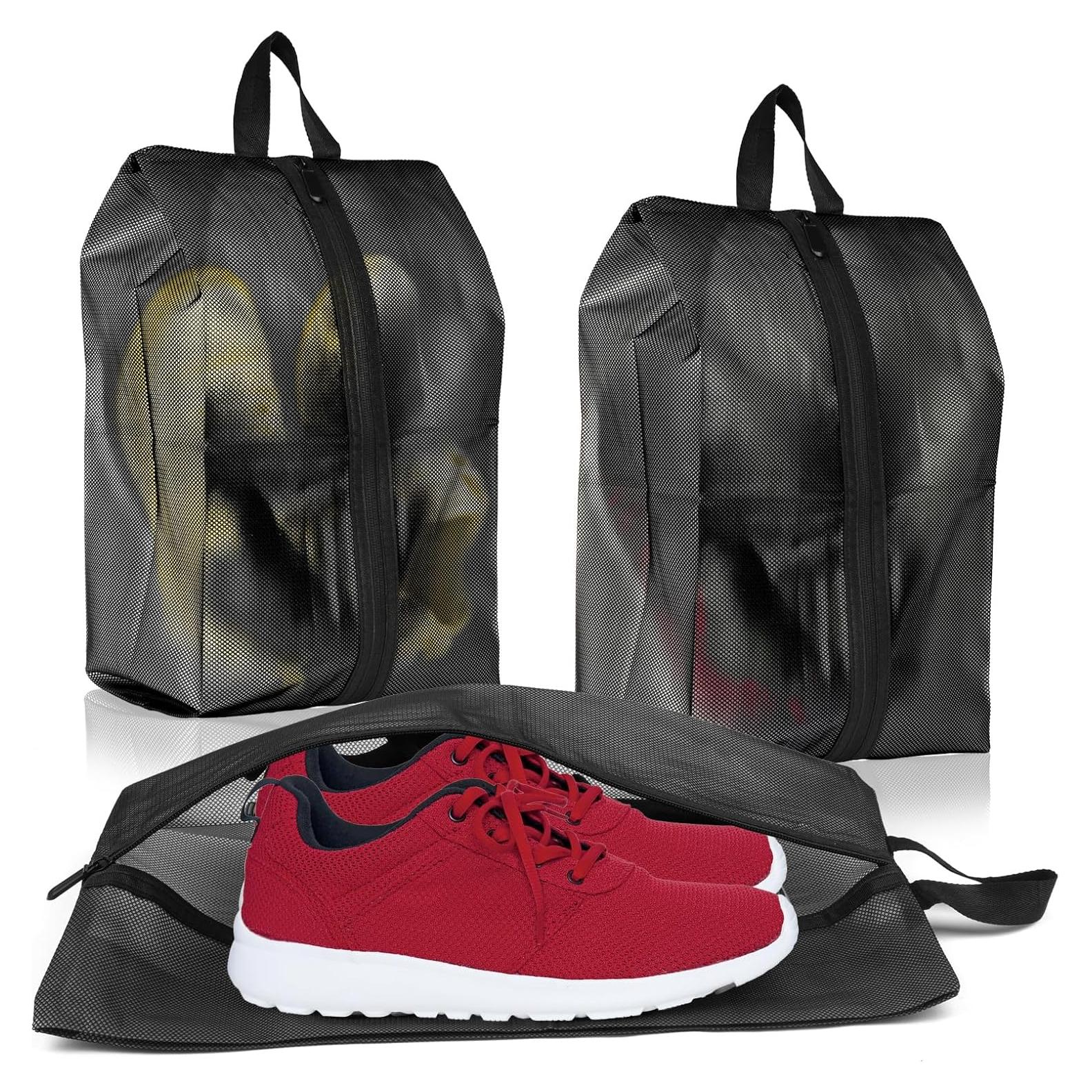 Set de 2 Bolsas para Zapatos de Viaje Impermeables 24.4x12.7cm