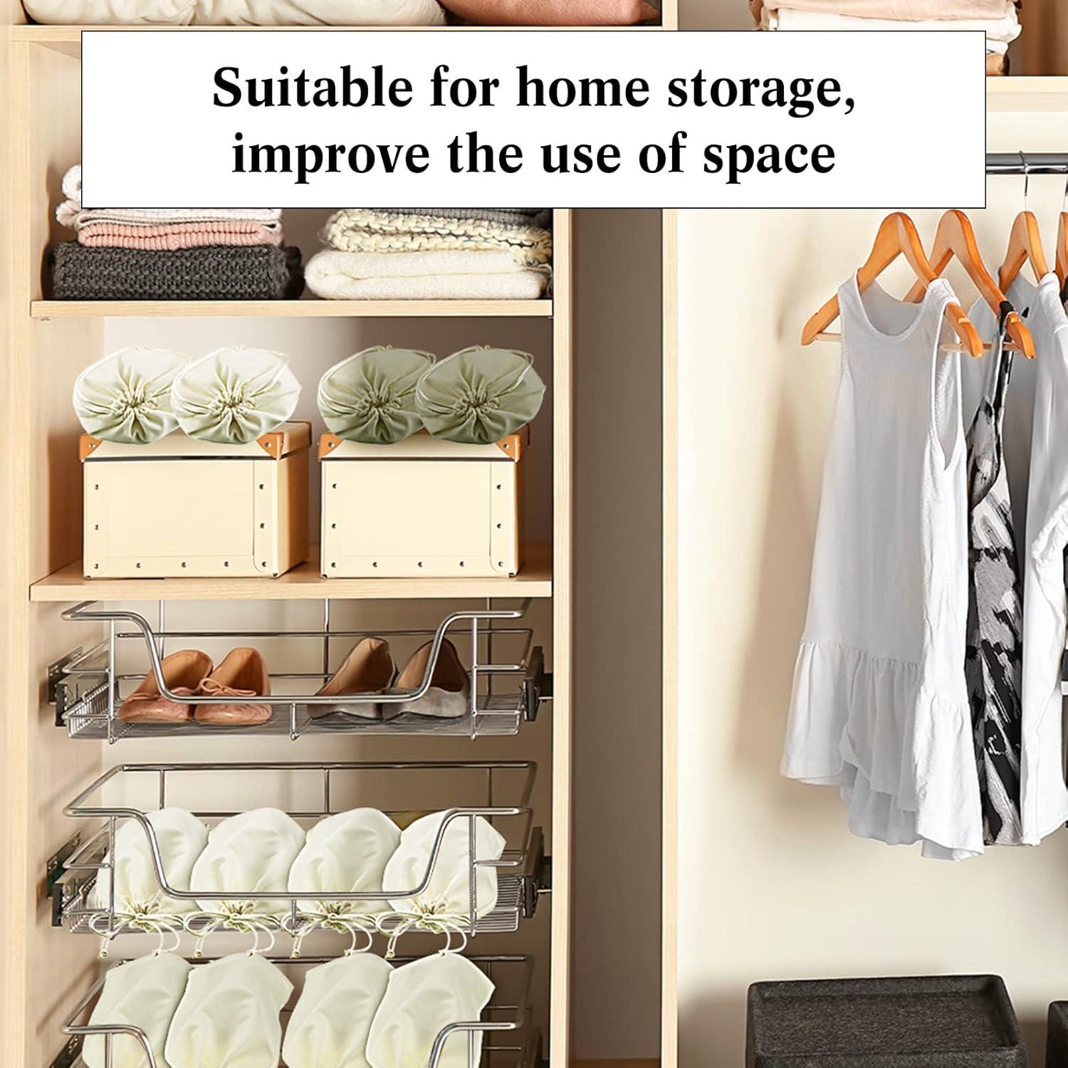 12 Bolsas de Polvo para Zapatos Chumia Beige 45x20 cm