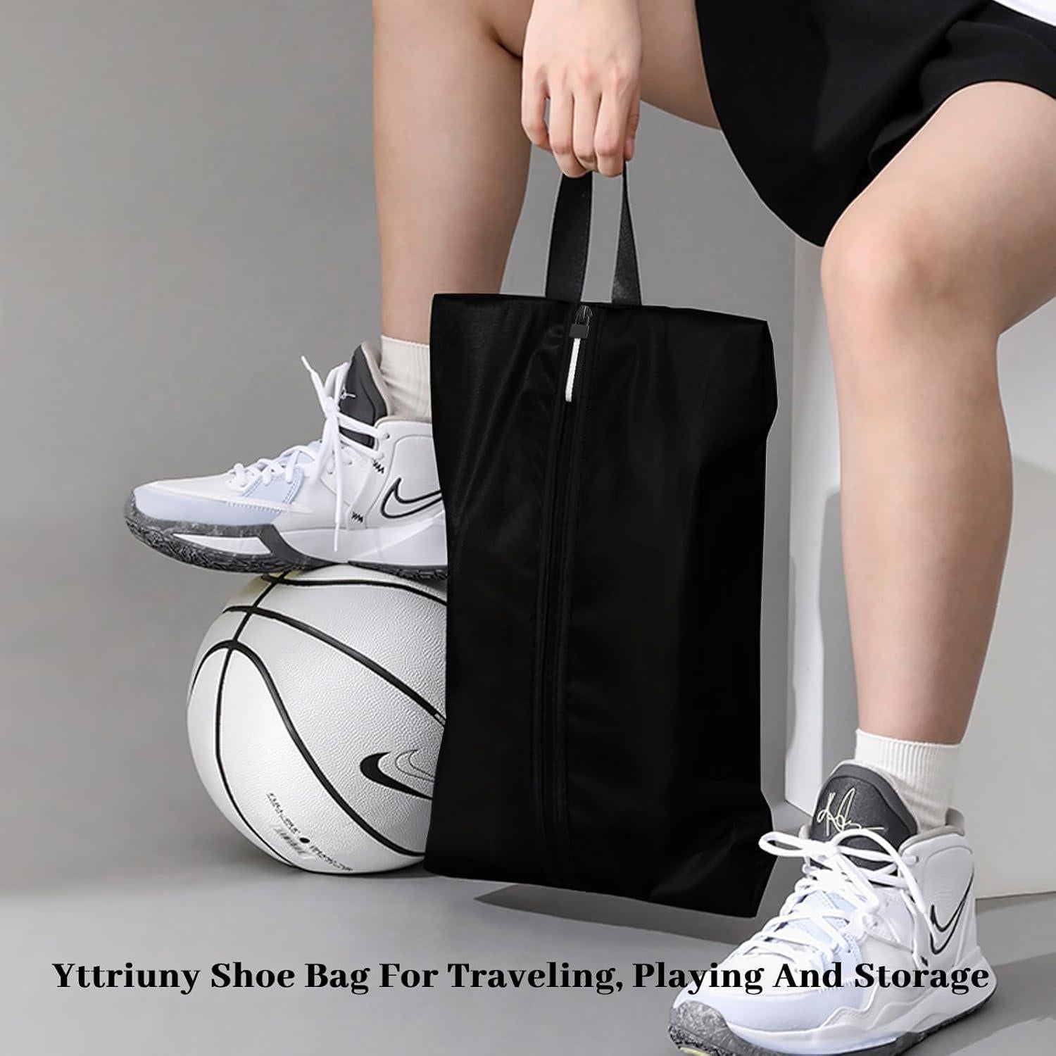 Bolsa para Zapatos Impermeable LenGa 42x25cm Negra