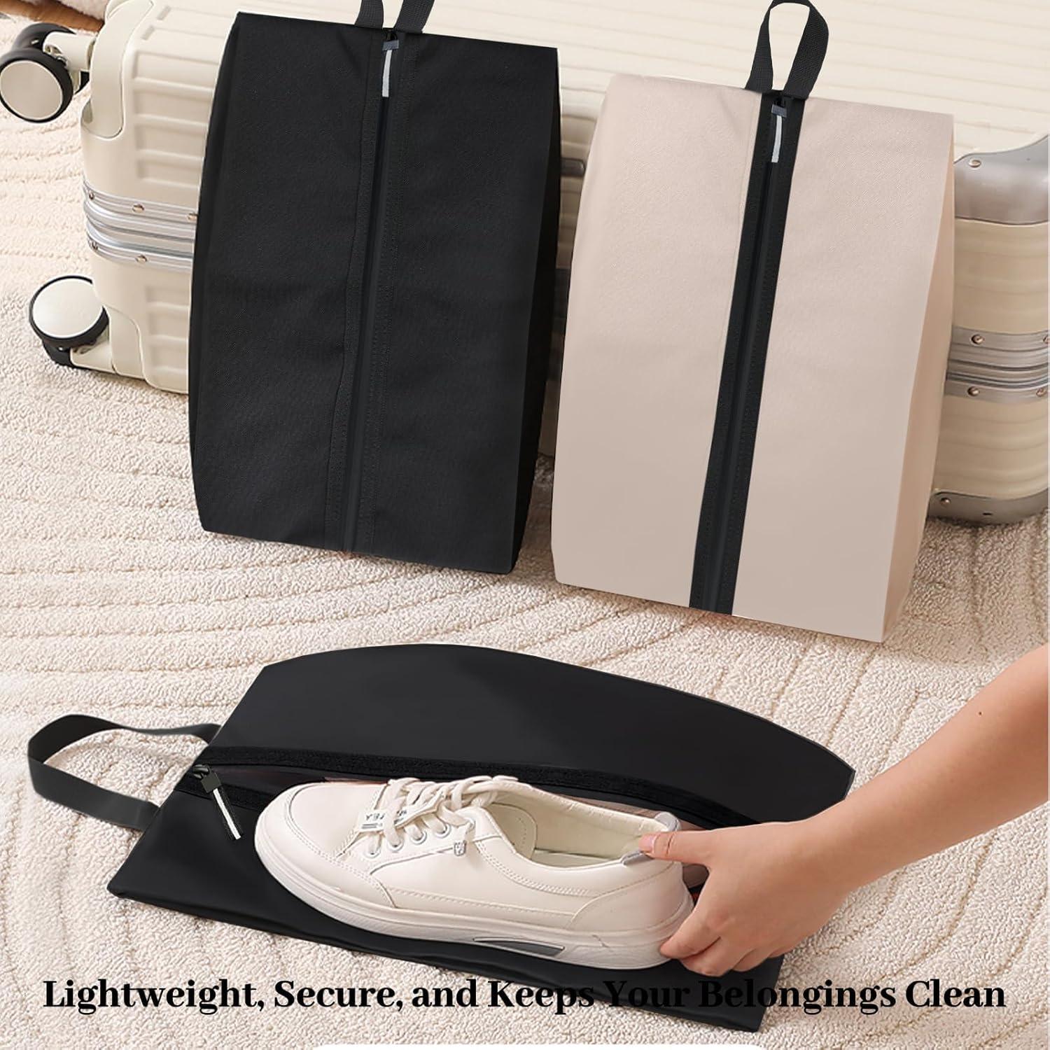 Bolsa para Zapatos Impermeable LenGa 42x25cm Negra