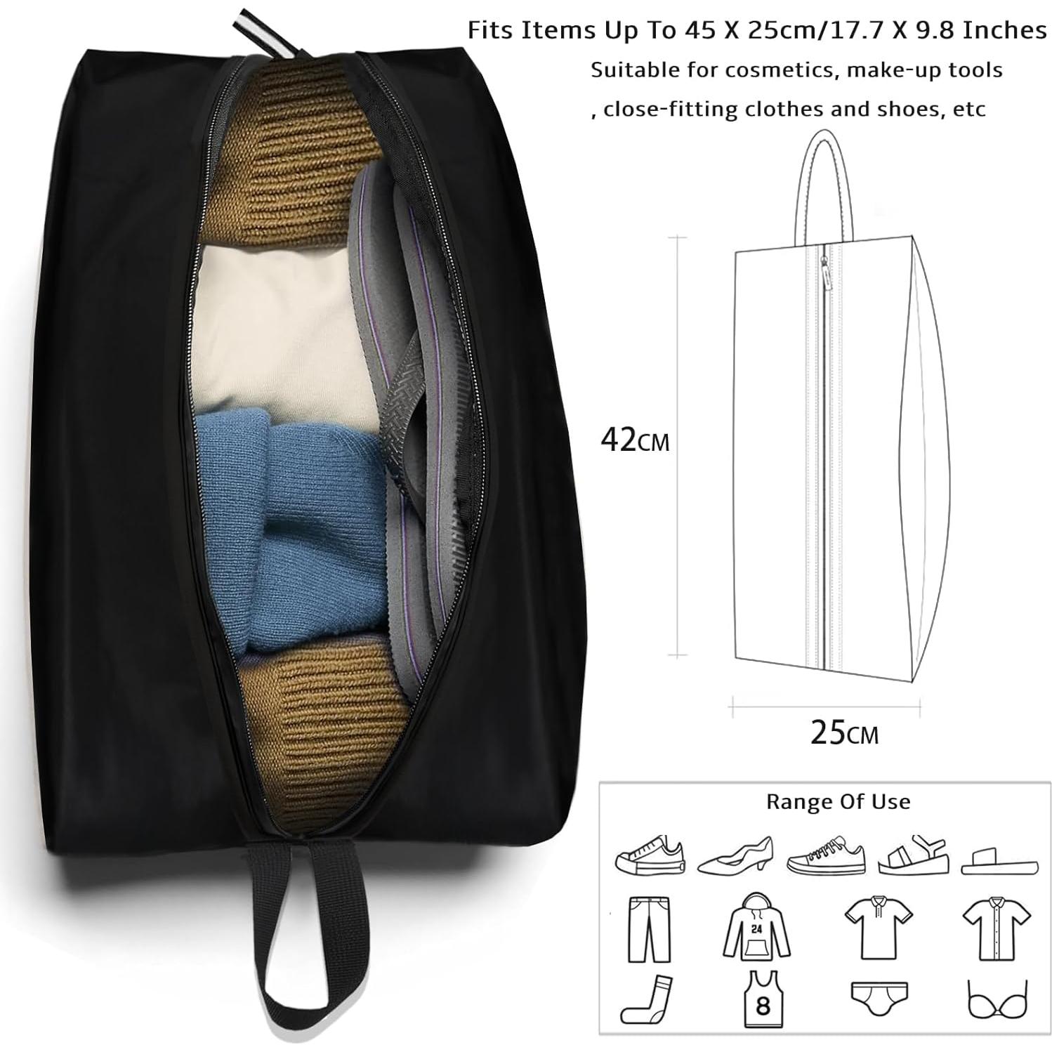 Bolsa para Zapatos Impermeable LenGa 42x25cm Negra