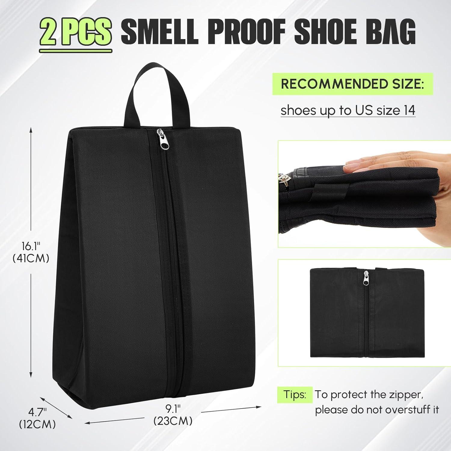 Paquete de 2 bolsas para zapatos a prueba de olores Vincreem