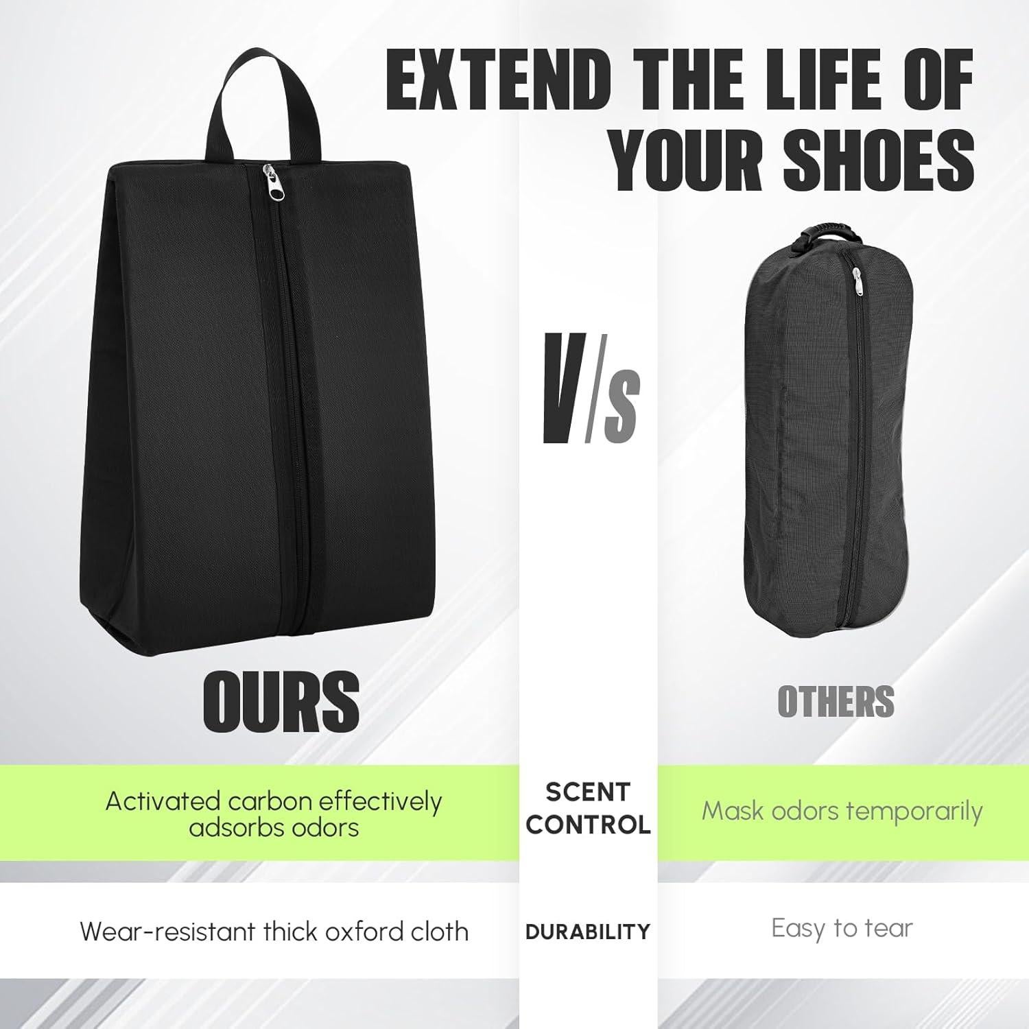 Paquete de 2 bolsas para zapatos a prueba de olores Vincreem