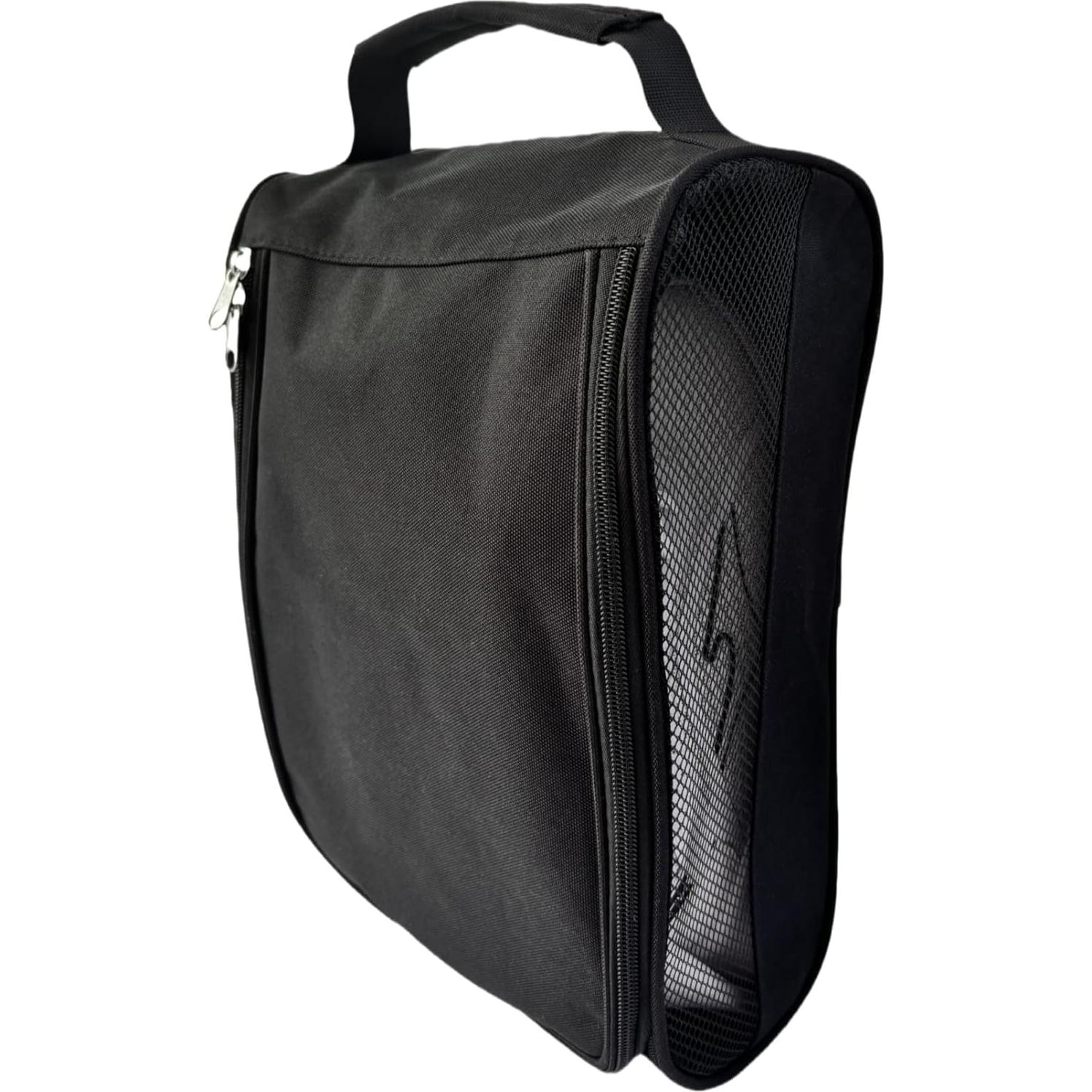 Bolsa de Zapatos de Golf Voyboced Negra Impermeable 32.5x23.5cm