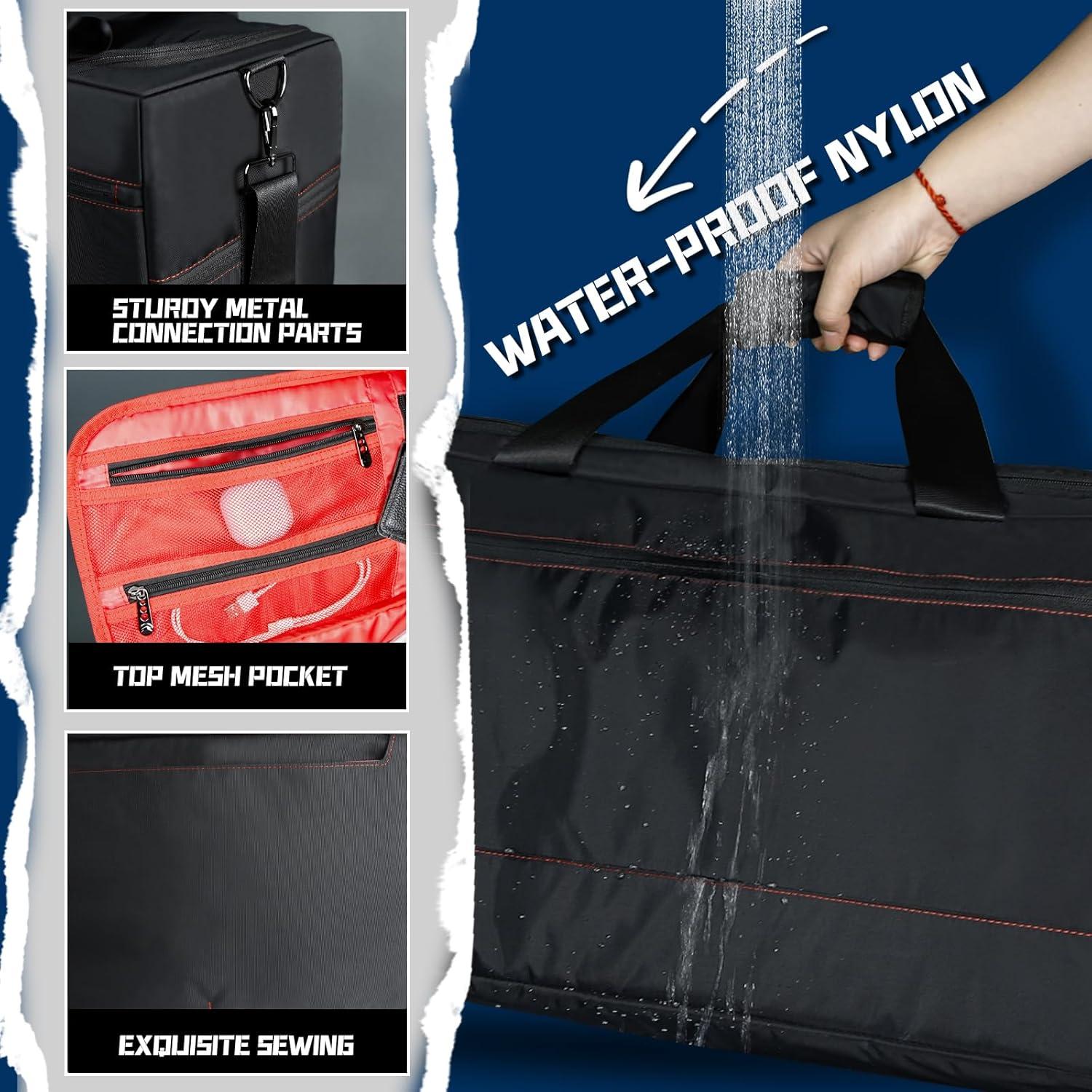 Bolsa de Viaje Duffel Wzsipod para Zapatillas Rojo 55.88x24.89x30.48cm