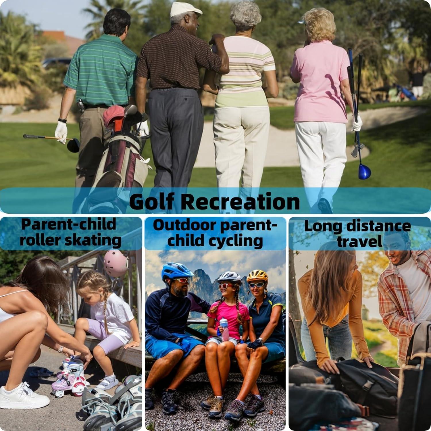 Bolsa de Zapatos de Golf Voyboced Negra 32x23cm Ventilada